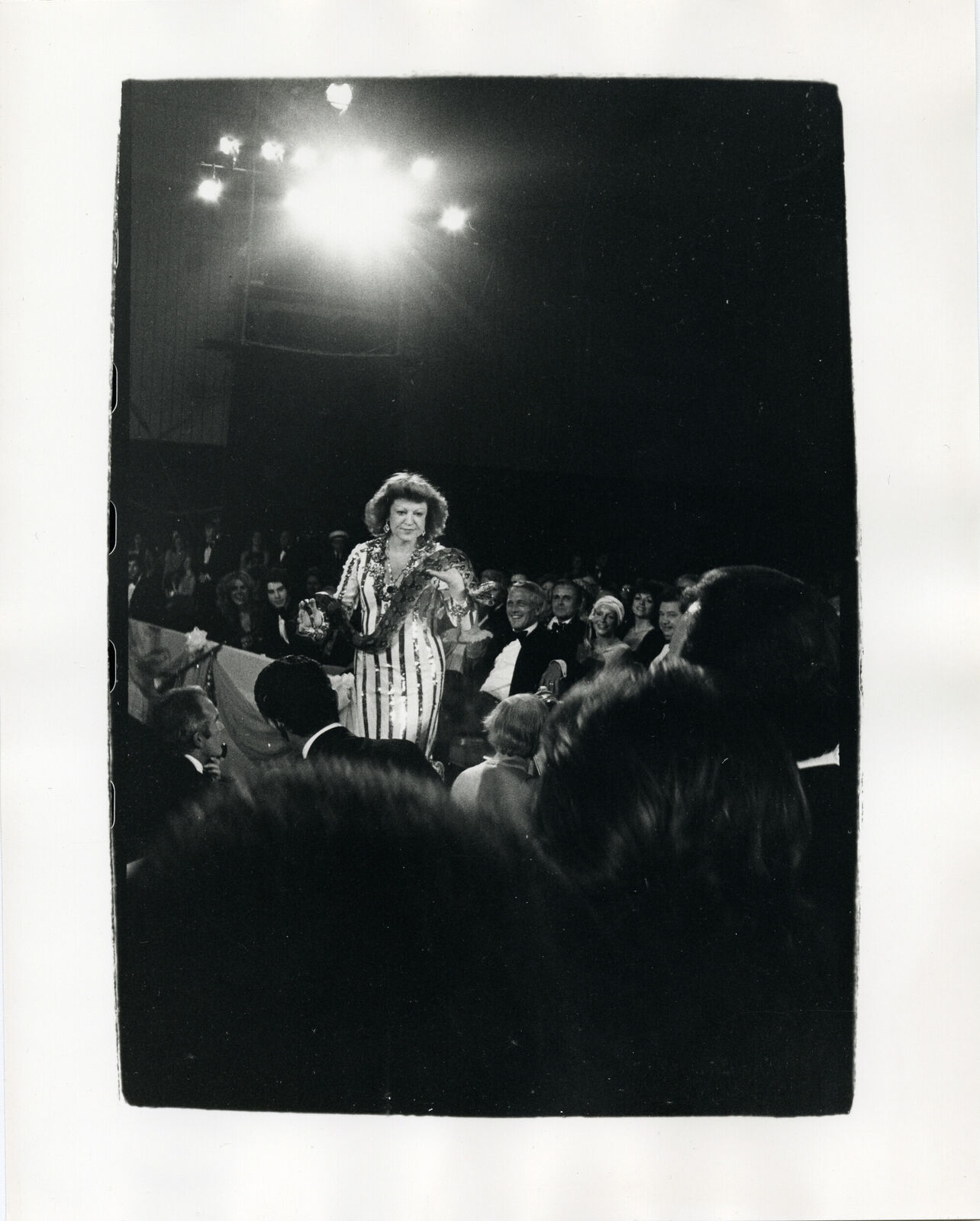 Artwork by Andy Warhol, Regine and Circus of the Stars, Made of Unique gelatin silver print 