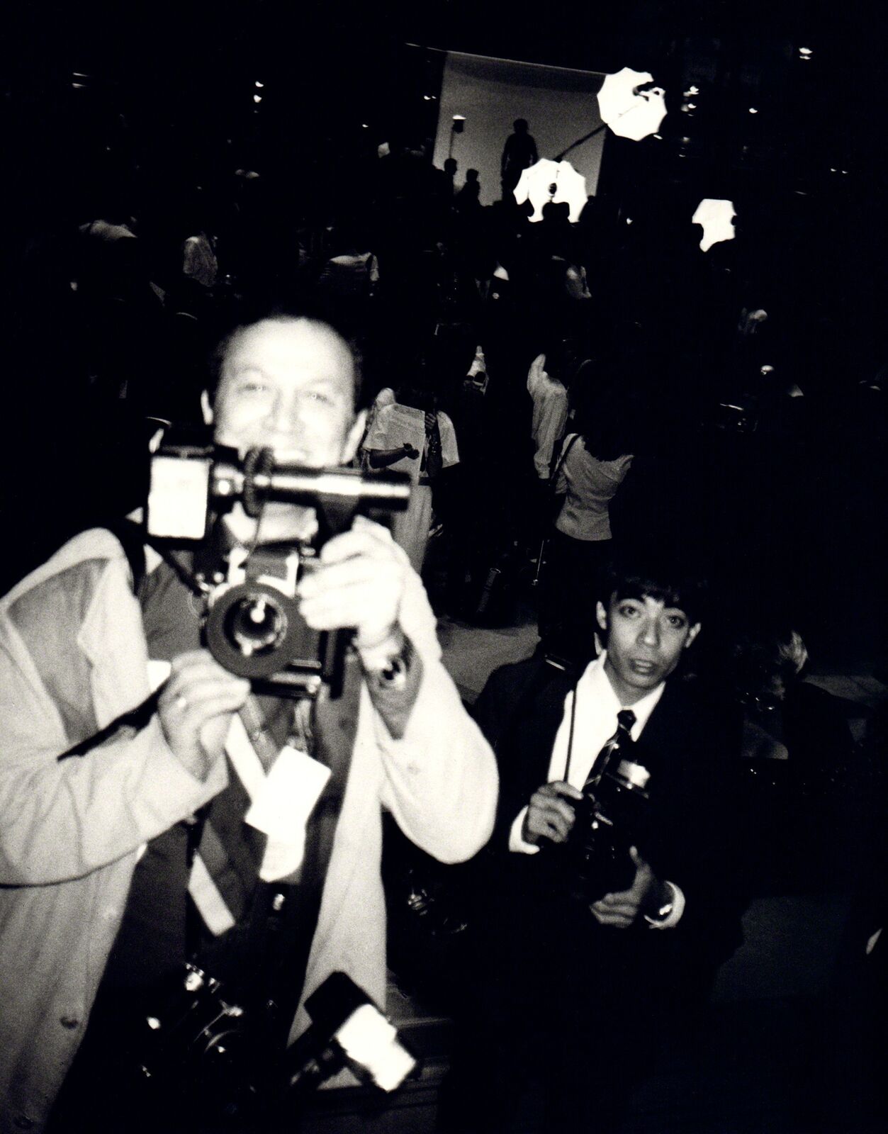 Artwork by Andy Warhol, Ron Galella, Made of Silver gelatin print 