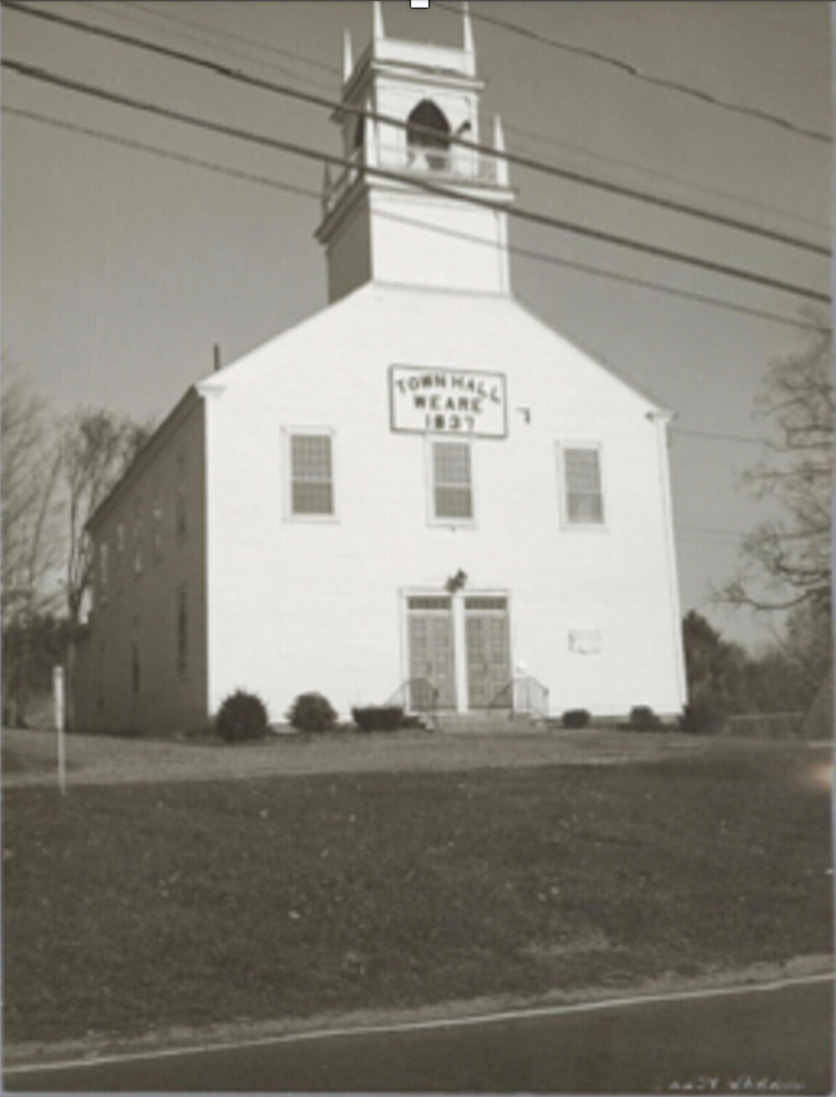 Weare Town Hall by Andy Warhol, circa 1984