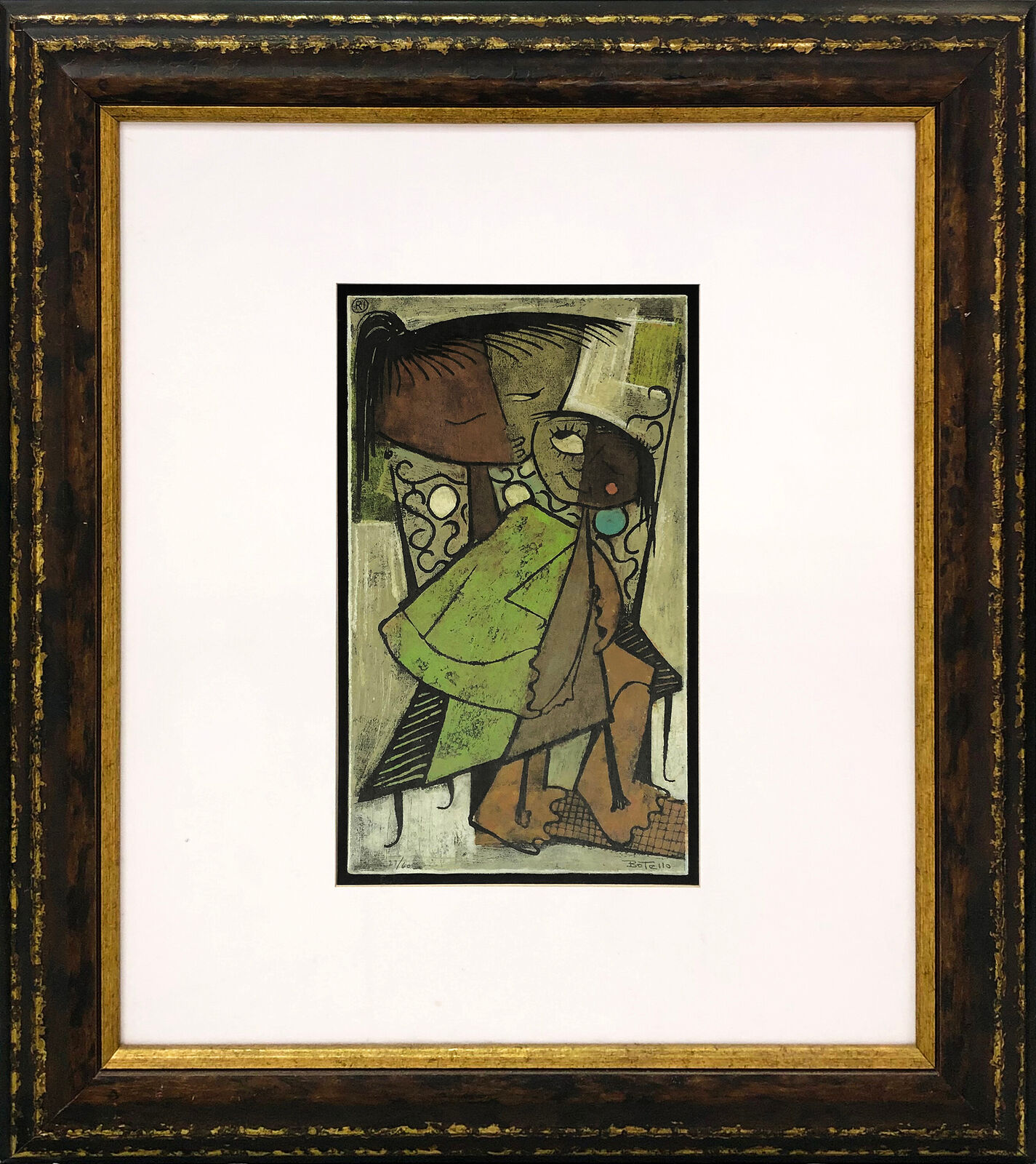 Artwork by Ángel Botello, MUNECA, Made of Linocut 