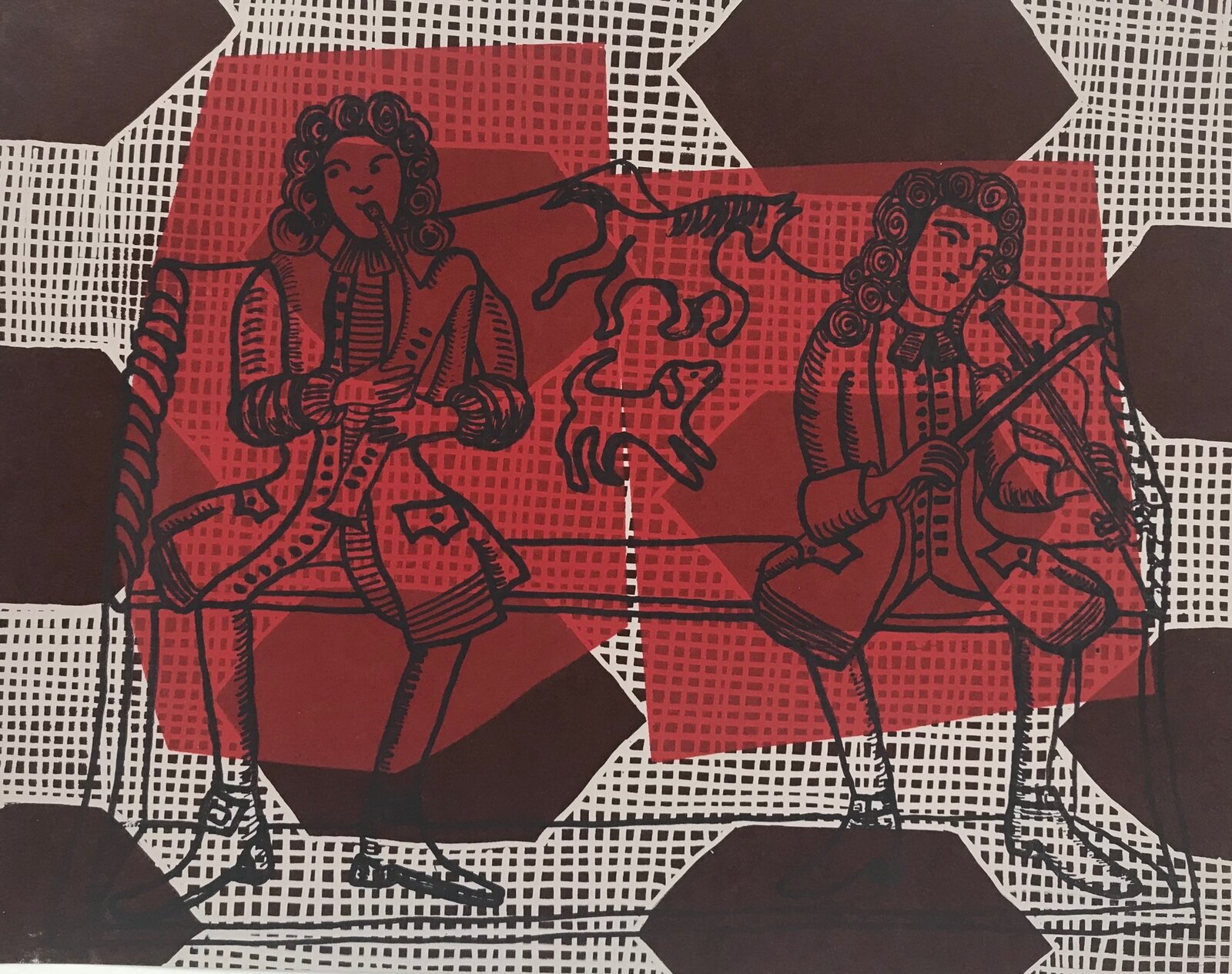 Pew Musicians by Angela A’Court, 2019