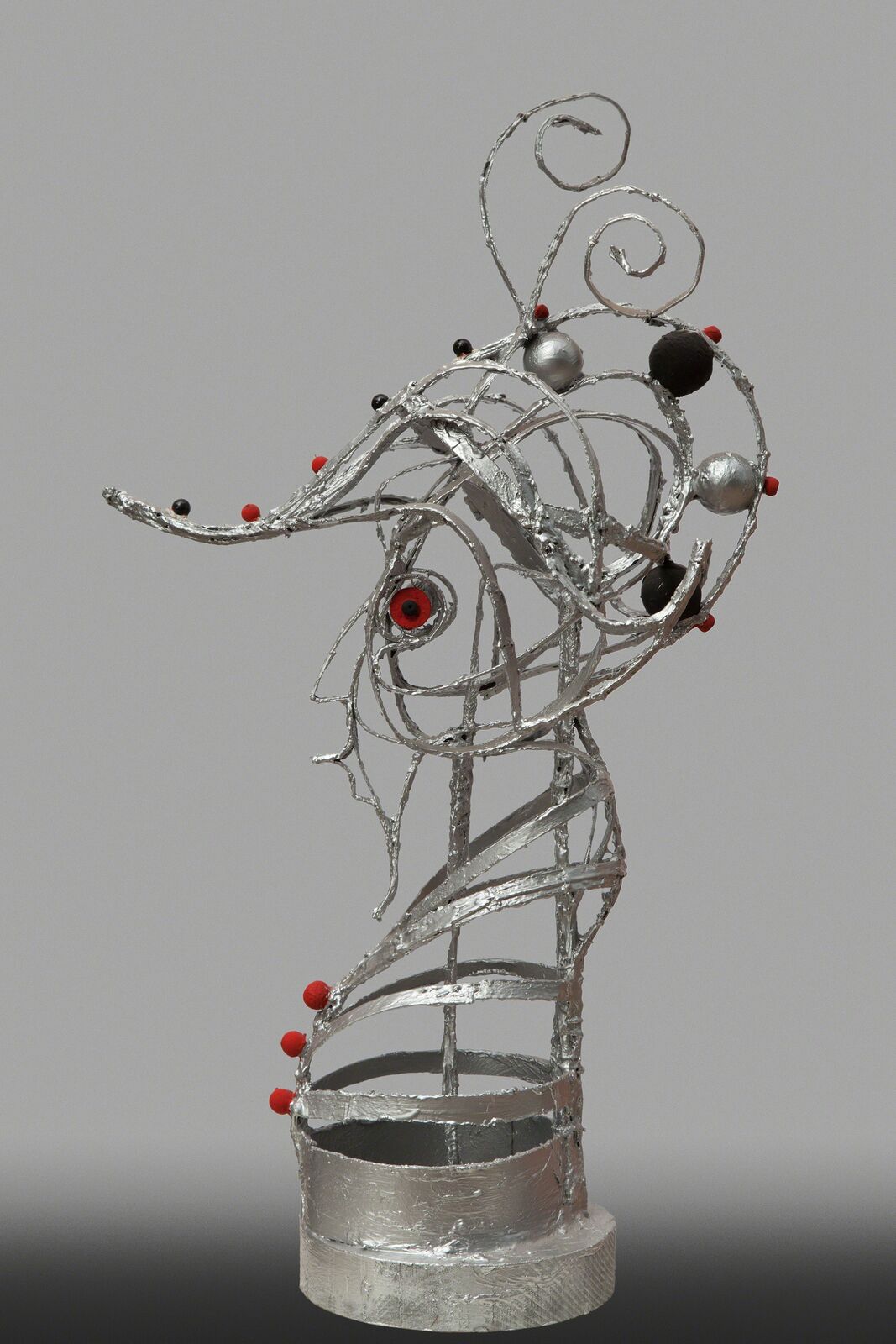 Artwork by Angelo Canevari, Commander, Made of Metal, Resin, Automotive Paint, Cardboard 