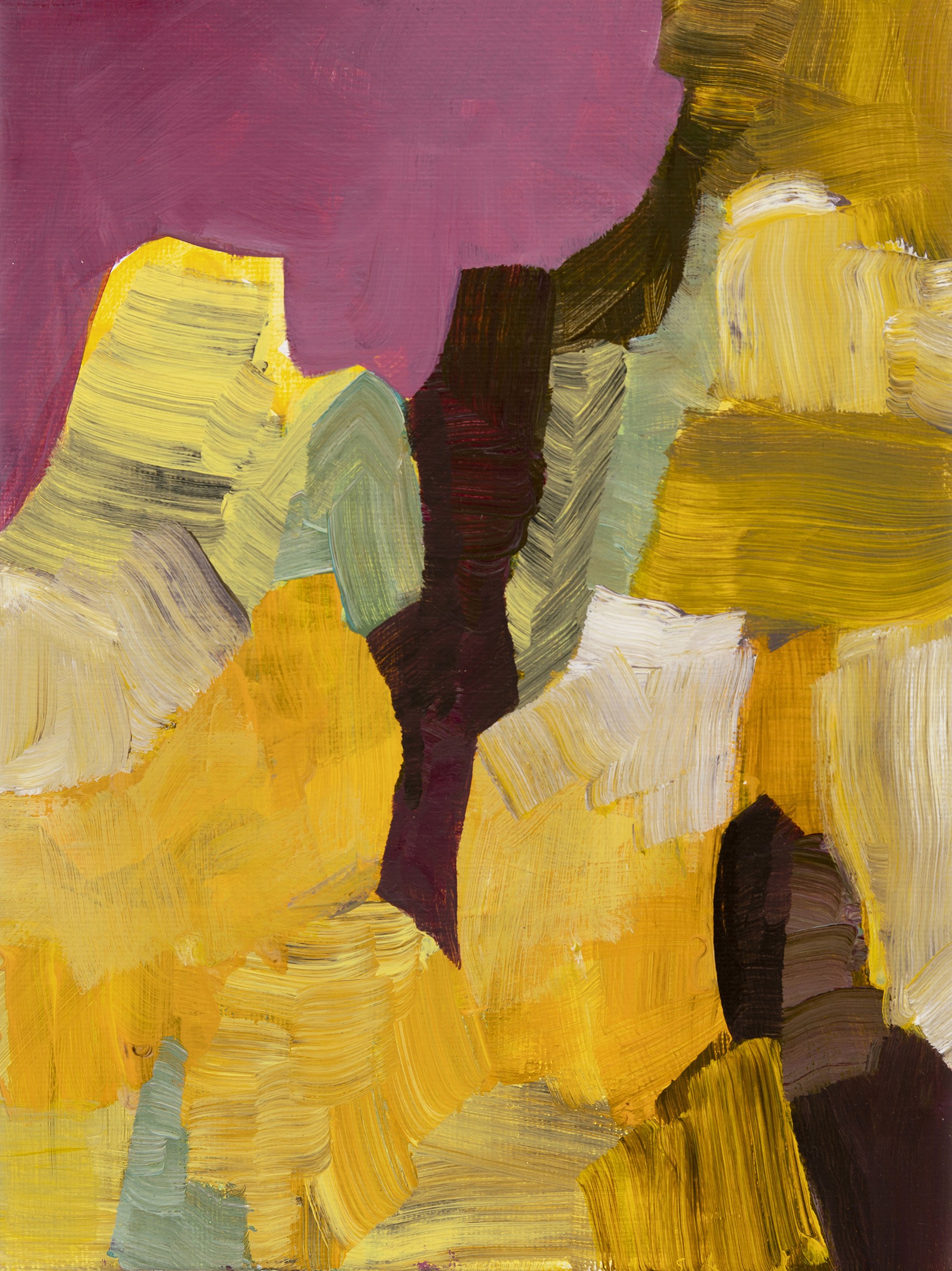 Slot Canyon No. 4 in Purple and Gold