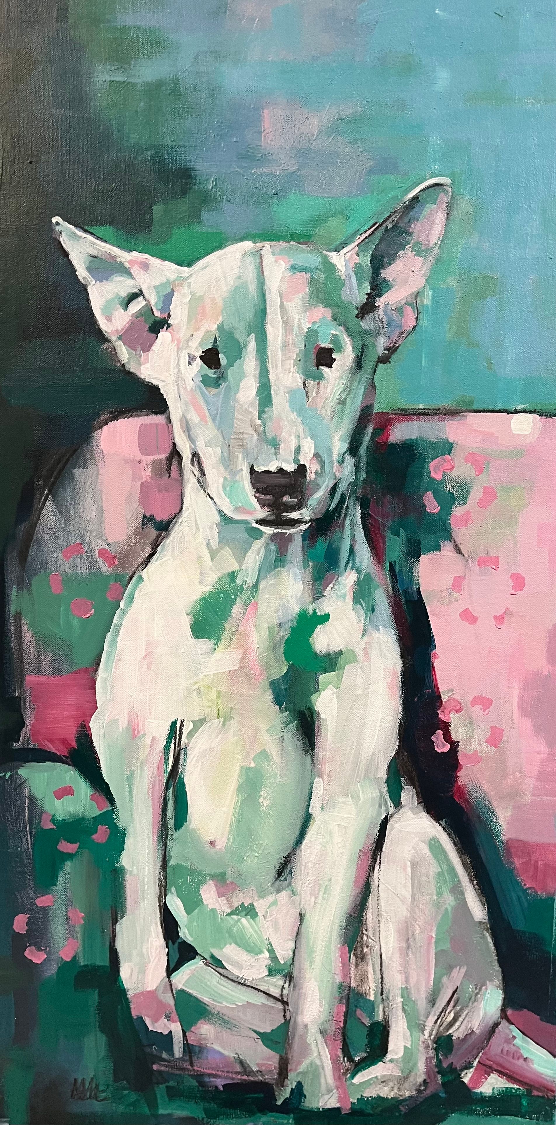 Bullterrier Pup by Annabel Thornton, 2025