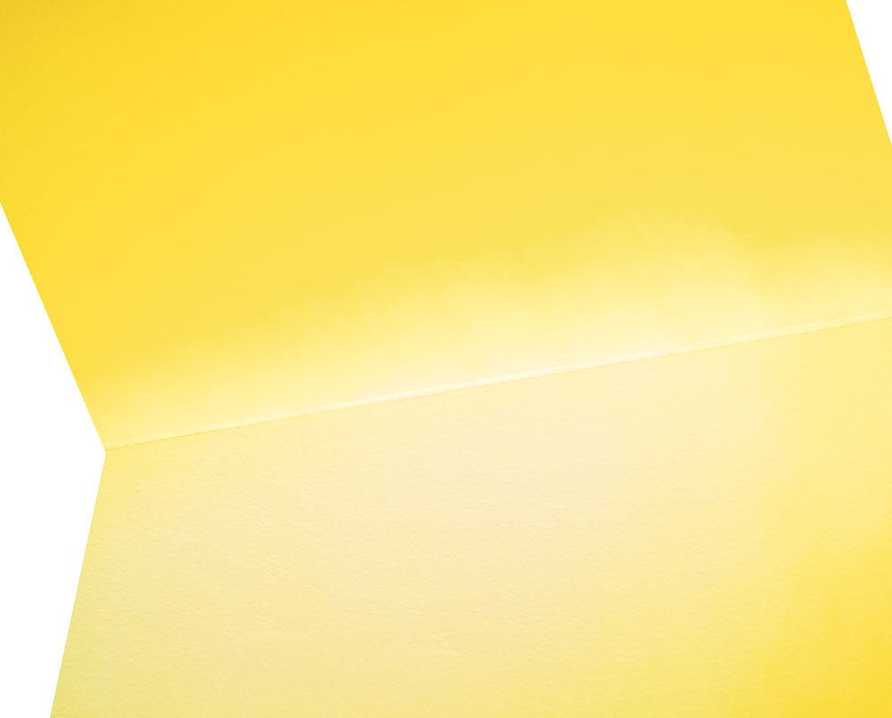 A yellow envelope on a white background. 