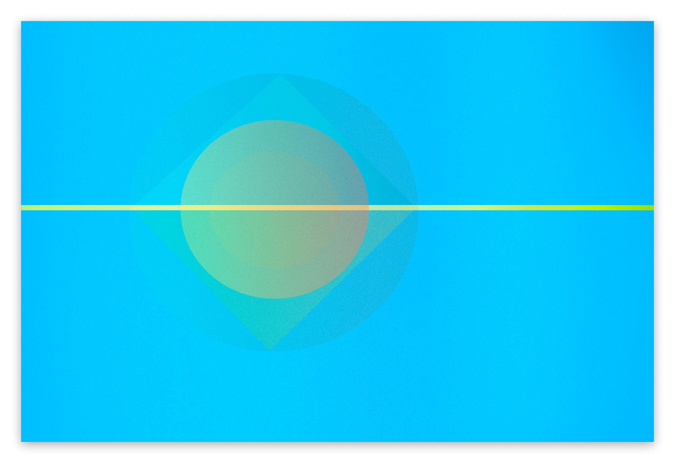 Cosmosis Collage 4A53.1.2 - Composition no 7C2 Blue by Anne Katrine Senstad, 2018