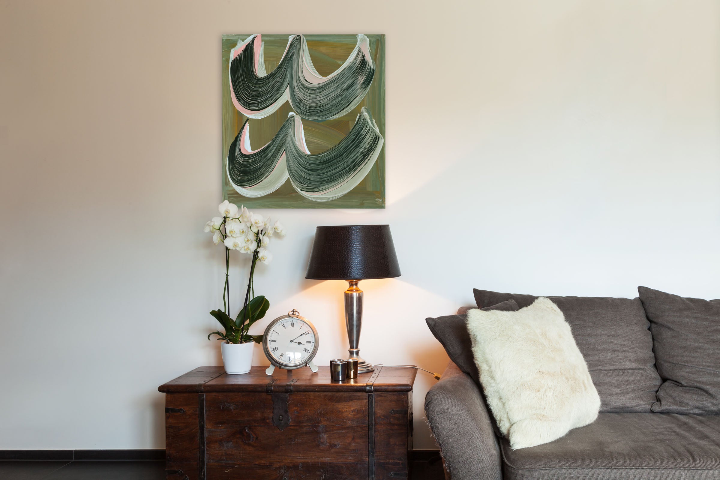 Artwork by Anne Russinof, Likely Story, Made of Oil on canvas 