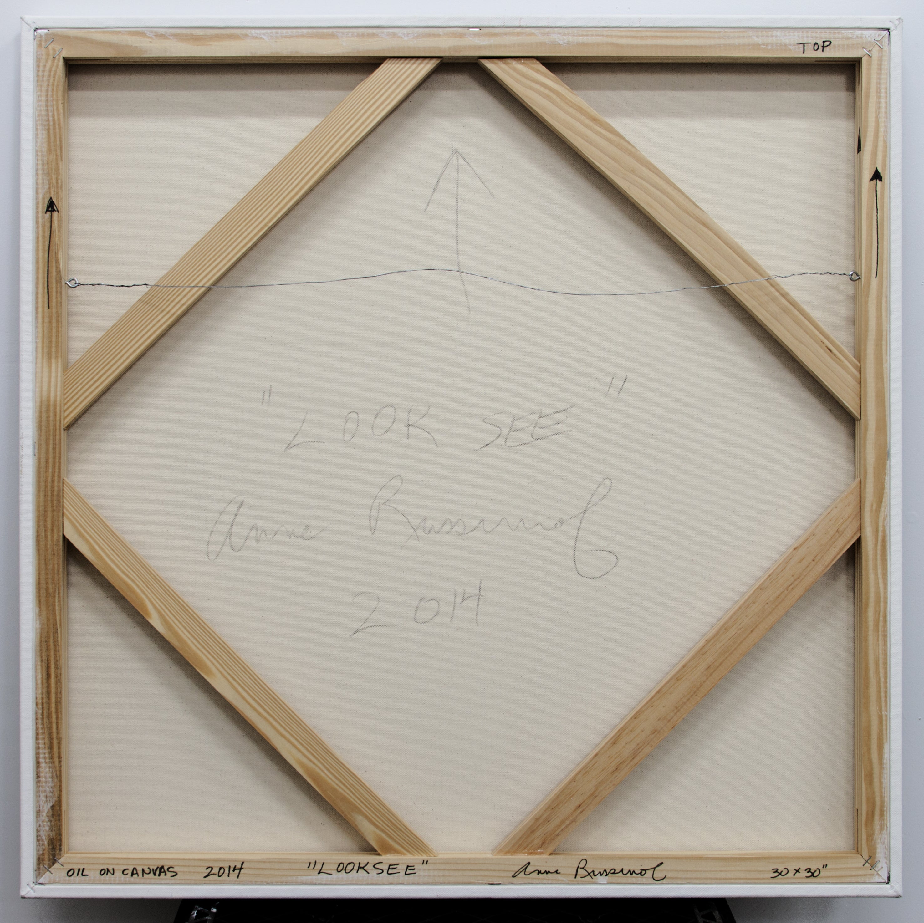 Artwork by Anne Russinof, Look See, Made of Oil on canvas 