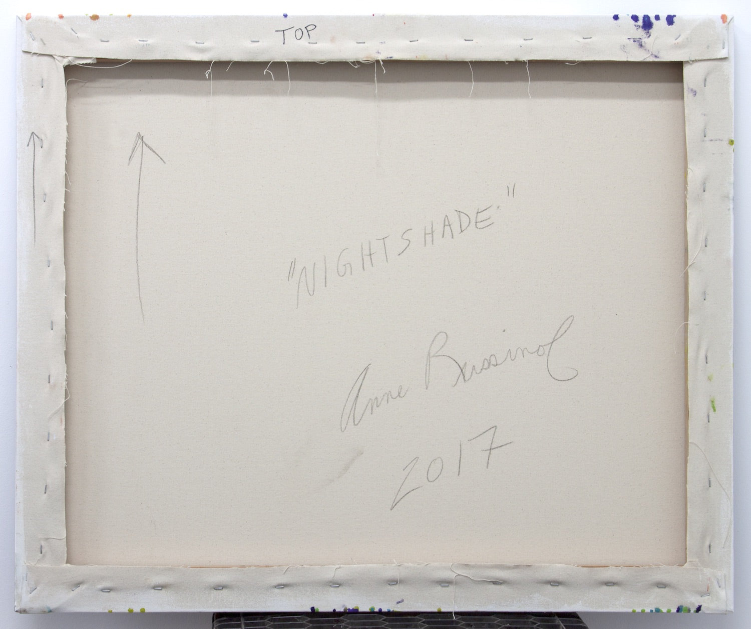 Artwork by Anne Russinof, Nightshade, Made of Oil on canvas 