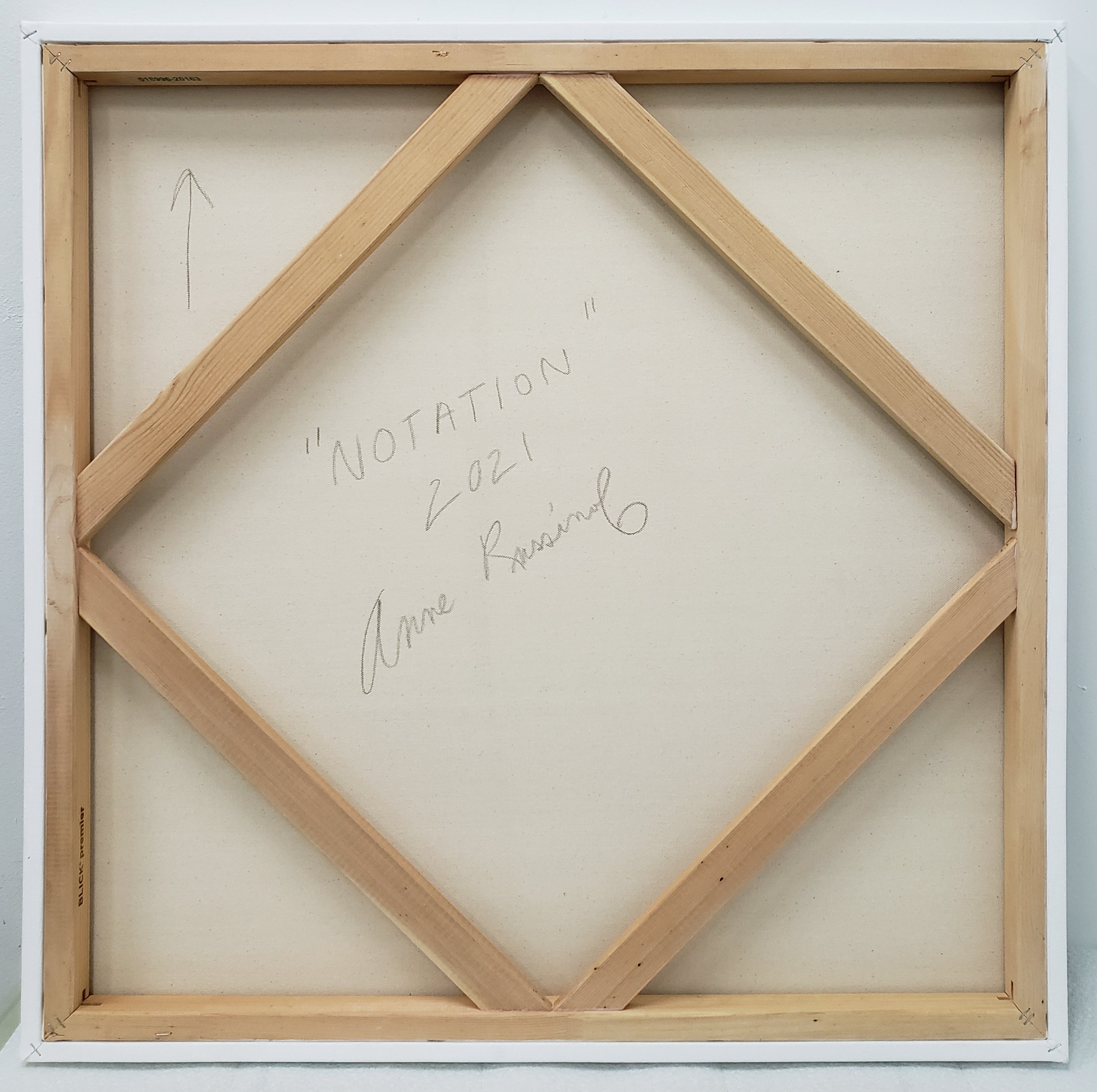 Artwork by Anne Russinof, Notation, Made of Oil on canvas 