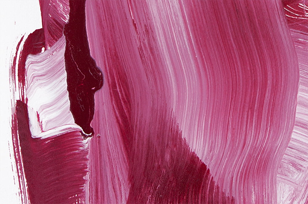 Artwork by Anne Russinof, Red Swash, Made of Oil on gessoed Arches paper 