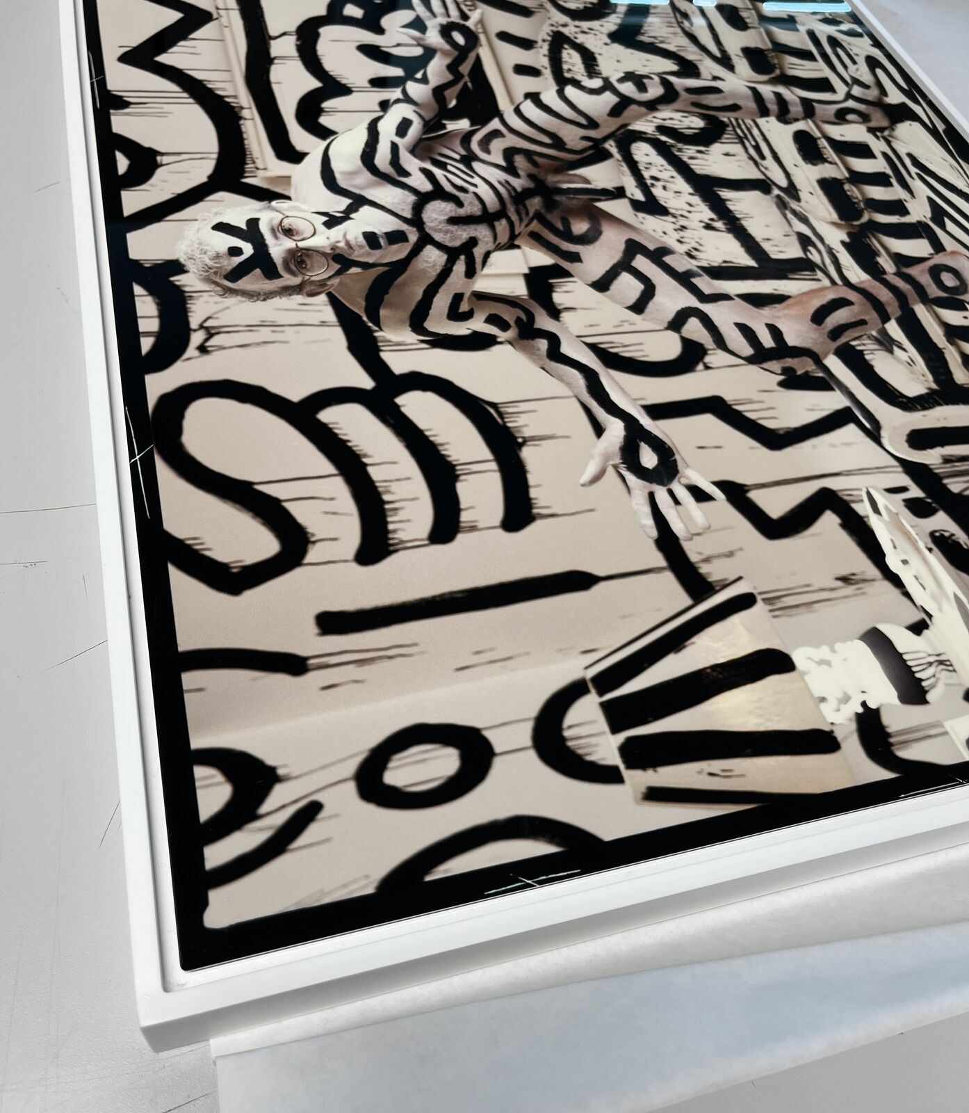 Artwork by Annie Leibovitz, Art Edition No. 1–1,000 ‘Keith Haring’, Made of Dye-sublimation Chroma Luxe aluminum print with floating frame 