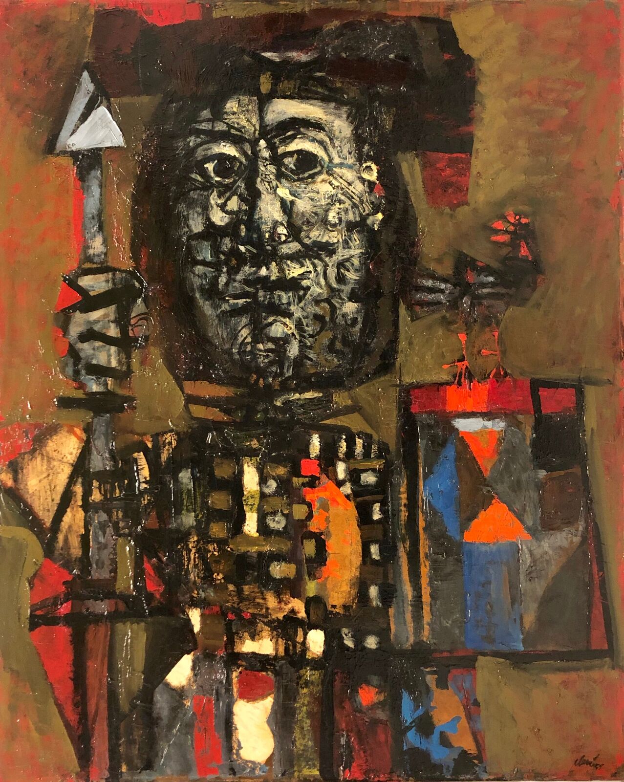 Roi à la Lance by Antoni Clavé, 1955