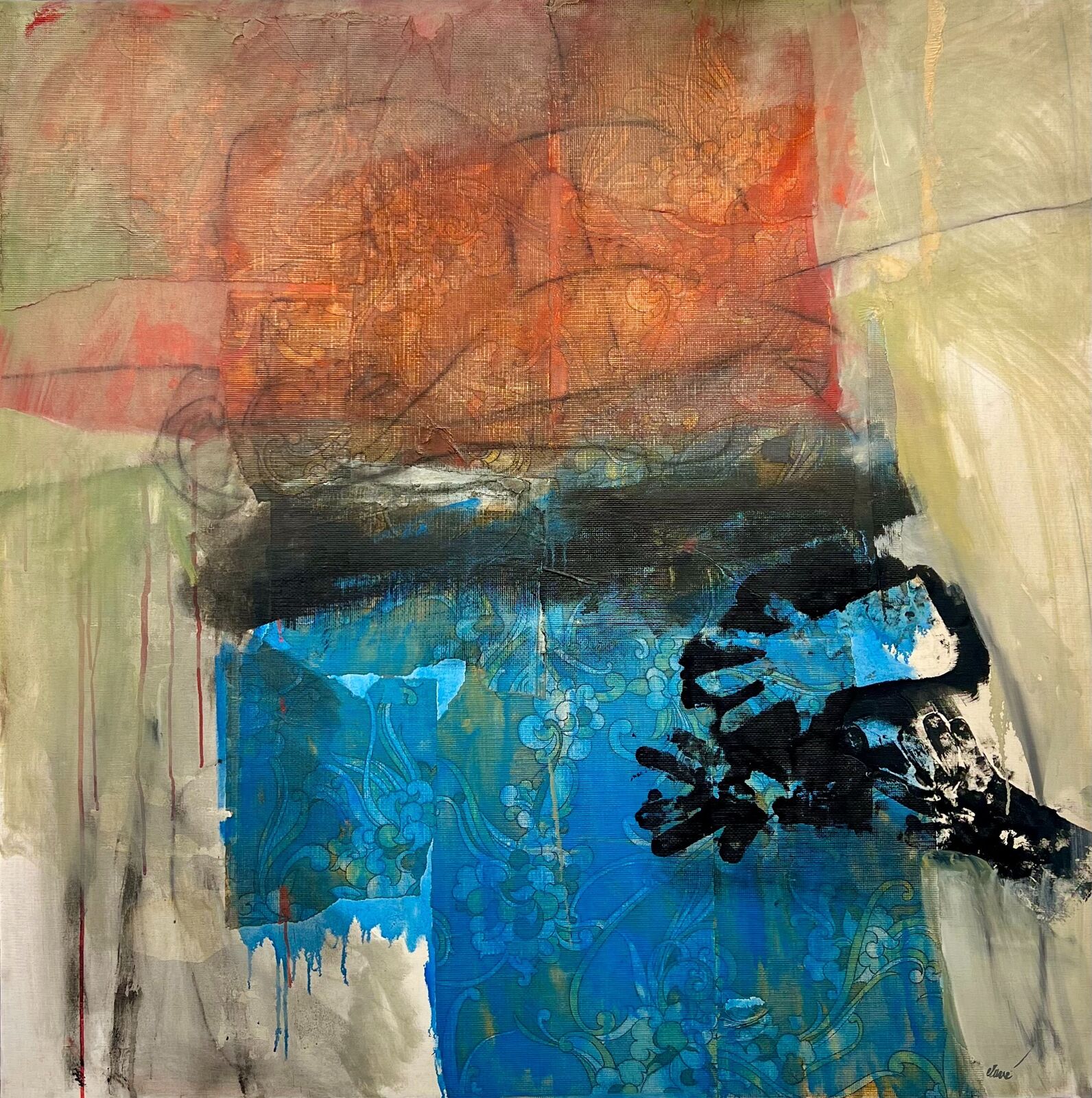 Tres guants by Antoni Clavé, 1972