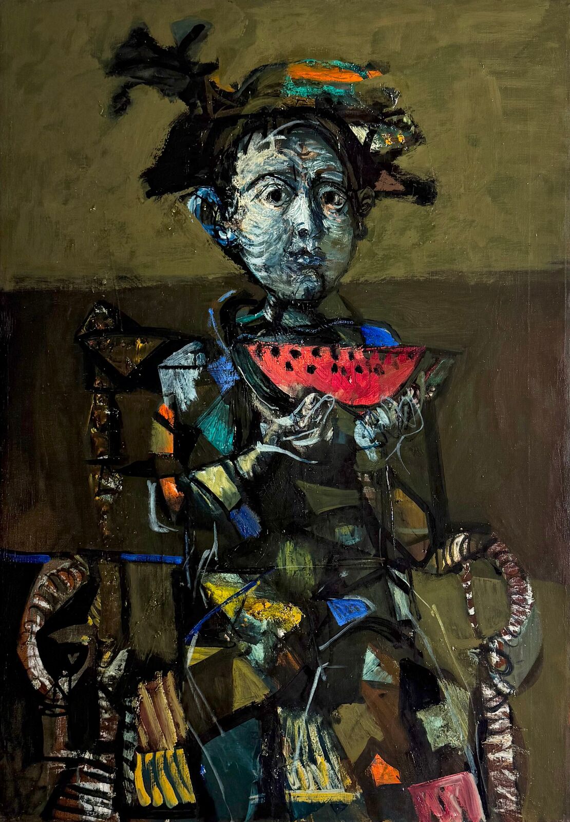 Homme au pastèque by Antoni Clavé, 1950