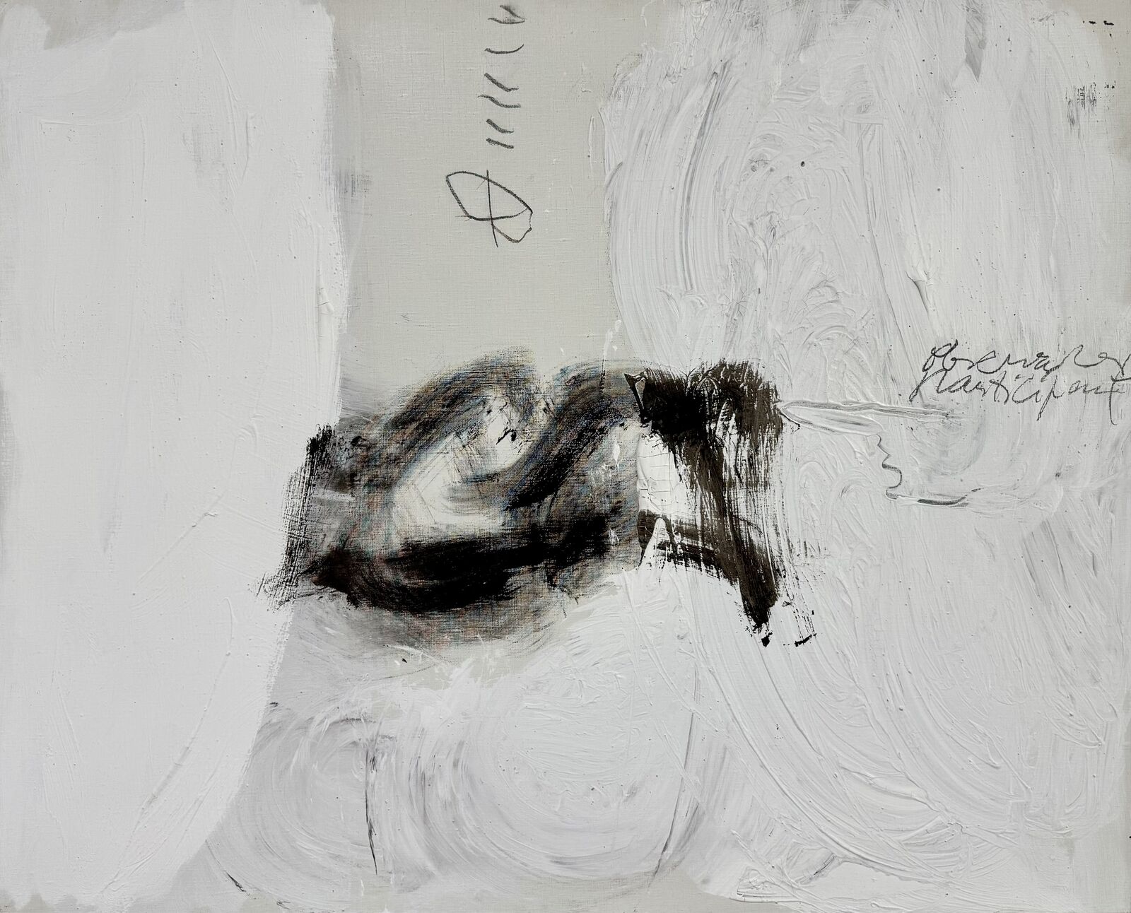 Observador participant by Antoni Tàpies, 1987