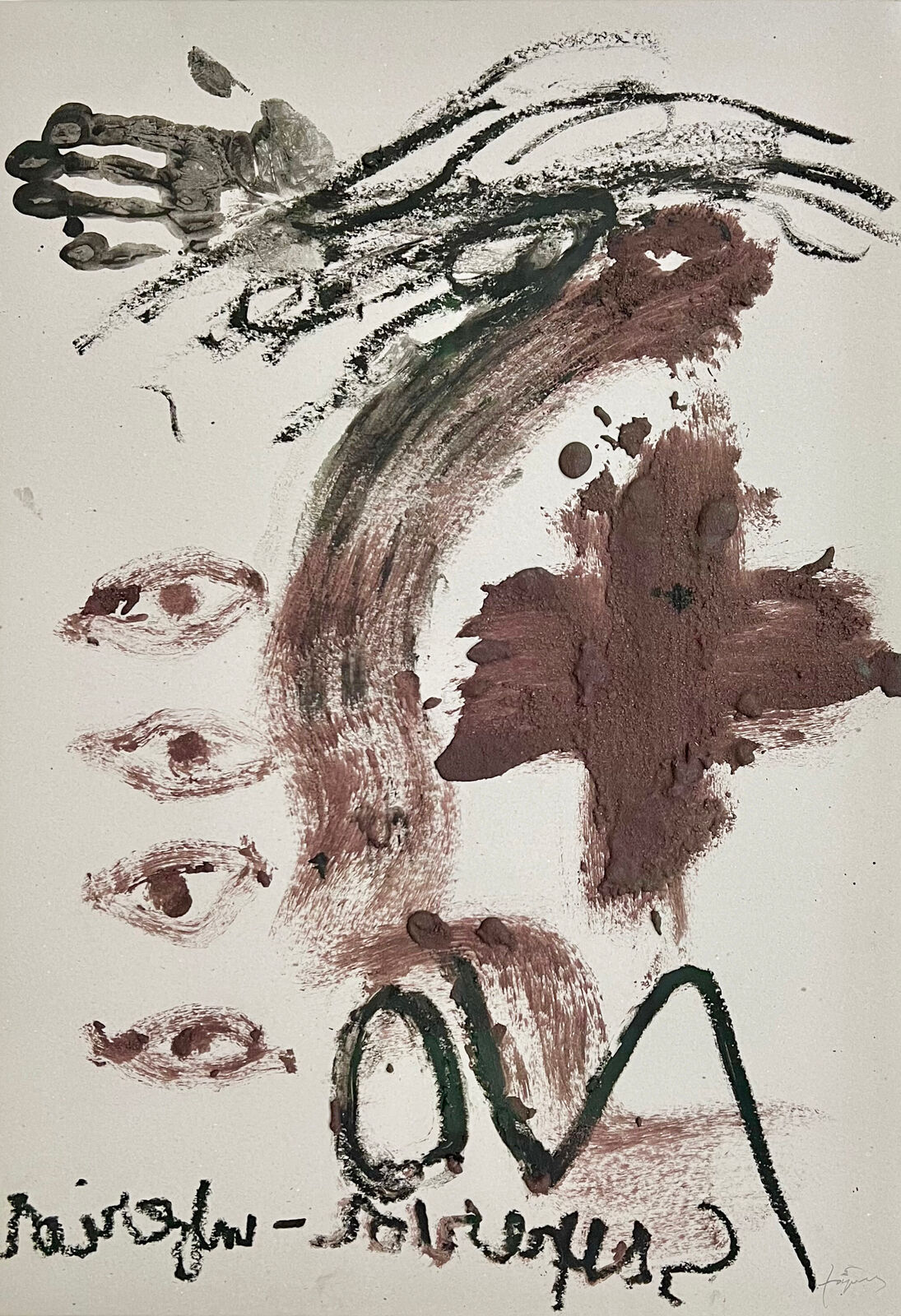 On by Antoni Tàpies, 2006