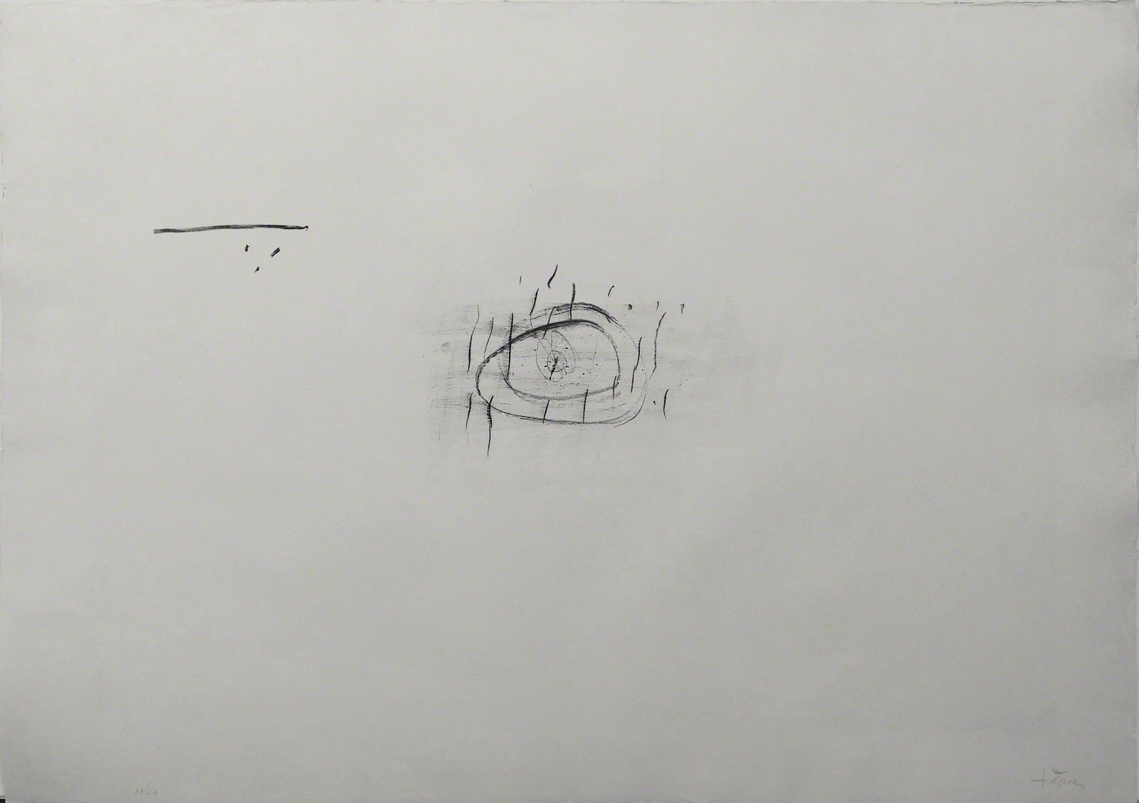 UNKNOWN TITLE by Antoni Tàpies, null