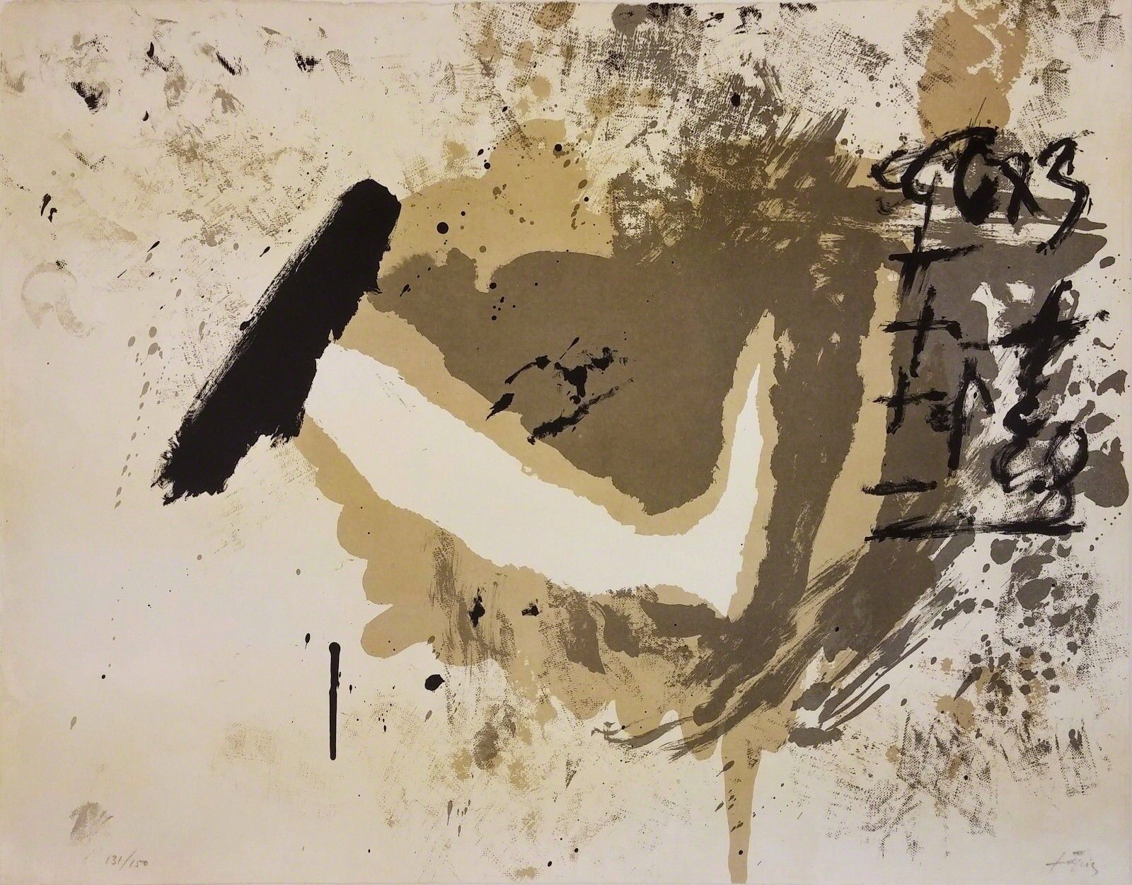 UNTITLED by Antoni Tàpies, 1970