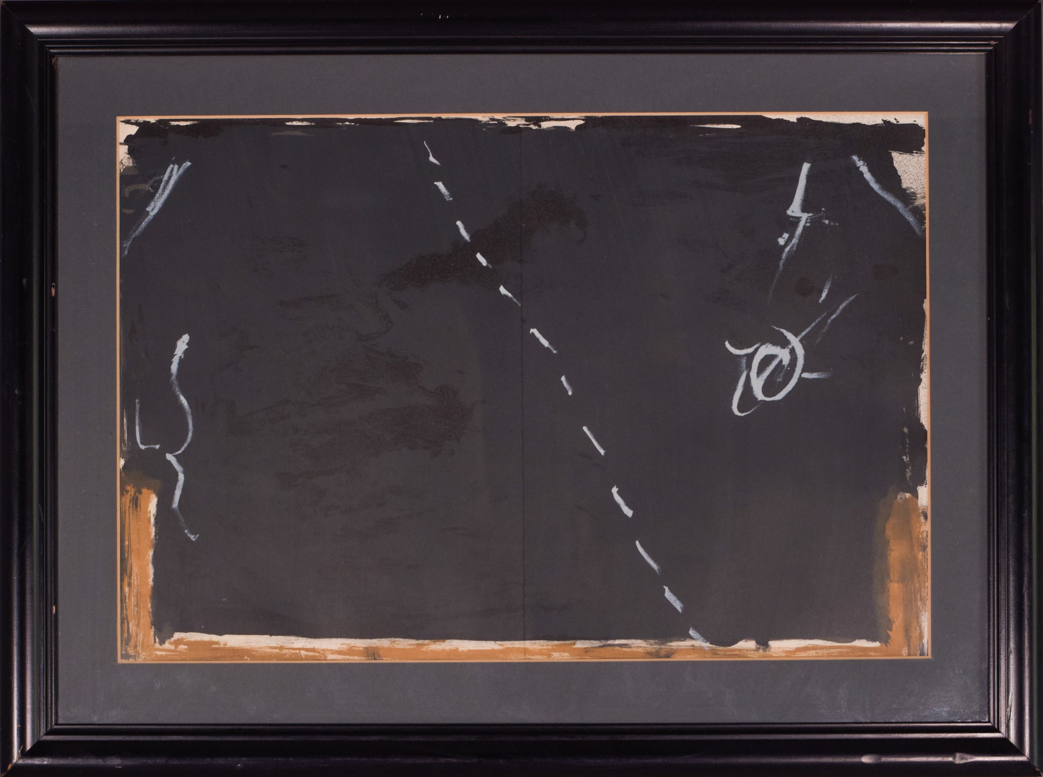 Artwork by Antoni Tàpies, Derrière le Miroir n 168, Made of Lithograph 