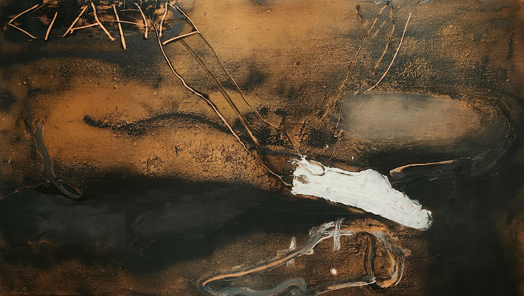 Mitjó blanc by Antoni Tàpies, 1989