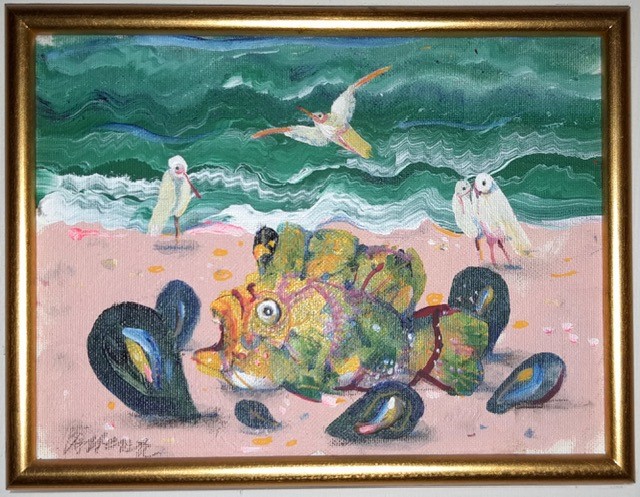 Artwork by Antonio Possenti, Senza titolo, Made of Oil 