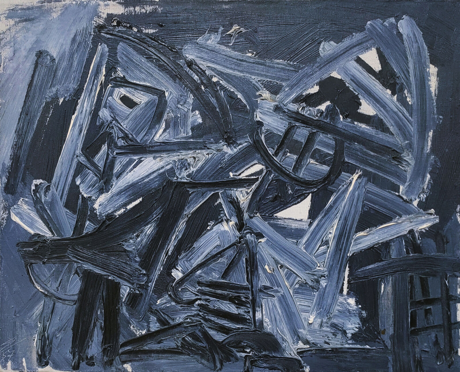 Autorretrato by Antonio Saura, 1957