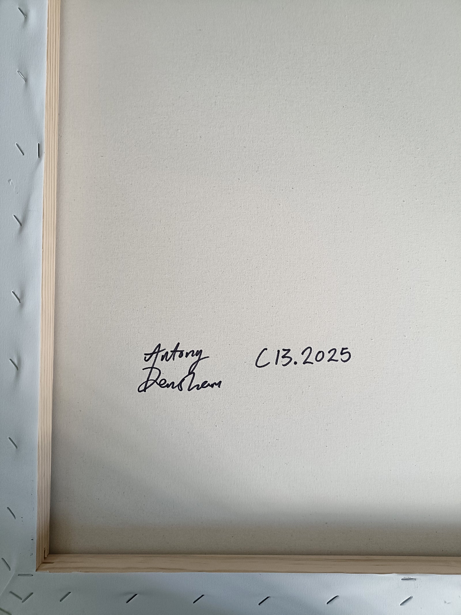 Artwork by Antony Densham, C13.2025, Made of Acrylic on canvas 