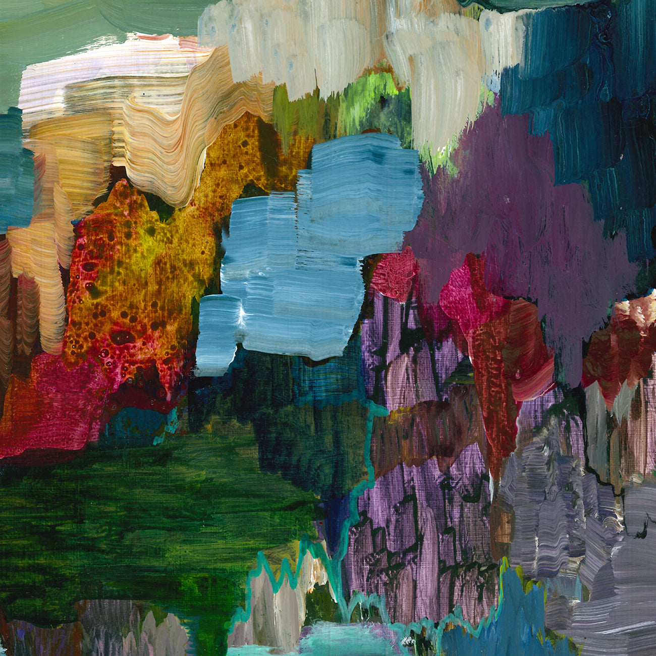 Artwork by Antony Densham, P17.2024, Made of Acrylic on Hahnemühle paper 