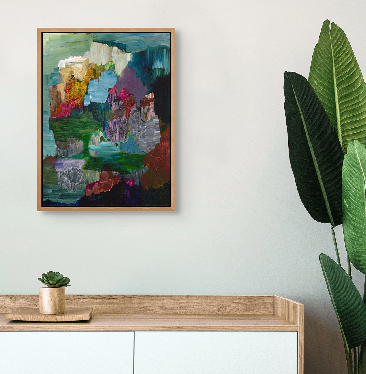 Artwork by Antony Densham, P17.2024, Made of Acrylic on Hahnemühle paper 