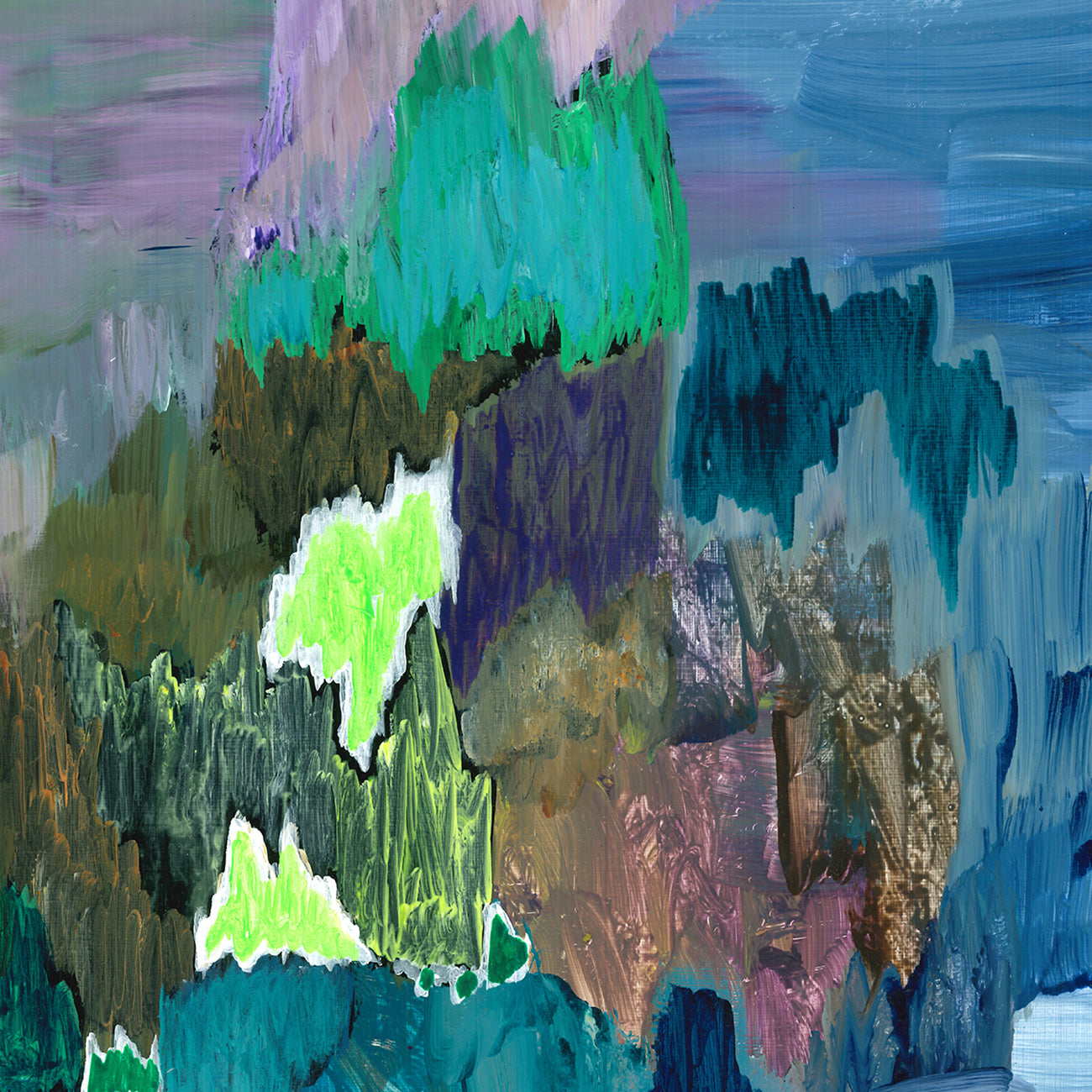 Artwork by Antony Densham, P27.2024, Made of Acrylic on Hahnemühle paper 