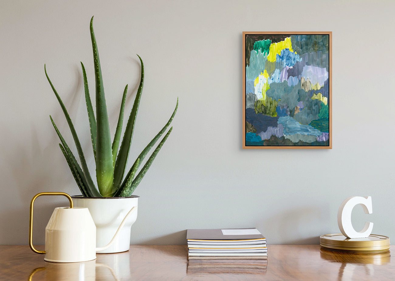 Artwork by Antony Densham, P46.2022, Made of Acrylic on Hahnemühle paper 