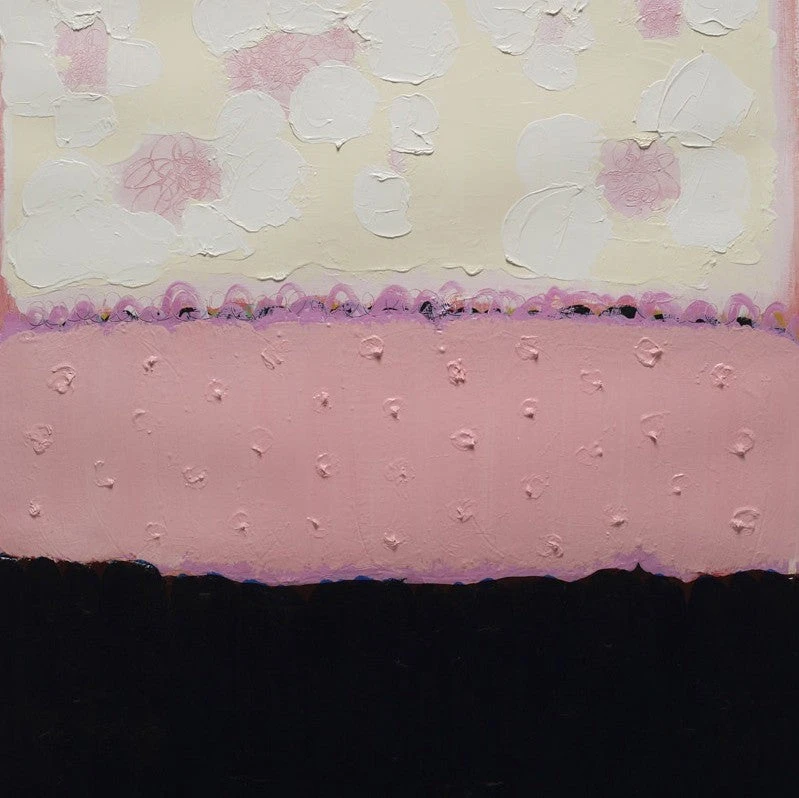 Artwork by Anya Spielman, Ice Blossoms, Made of Oil on paper 