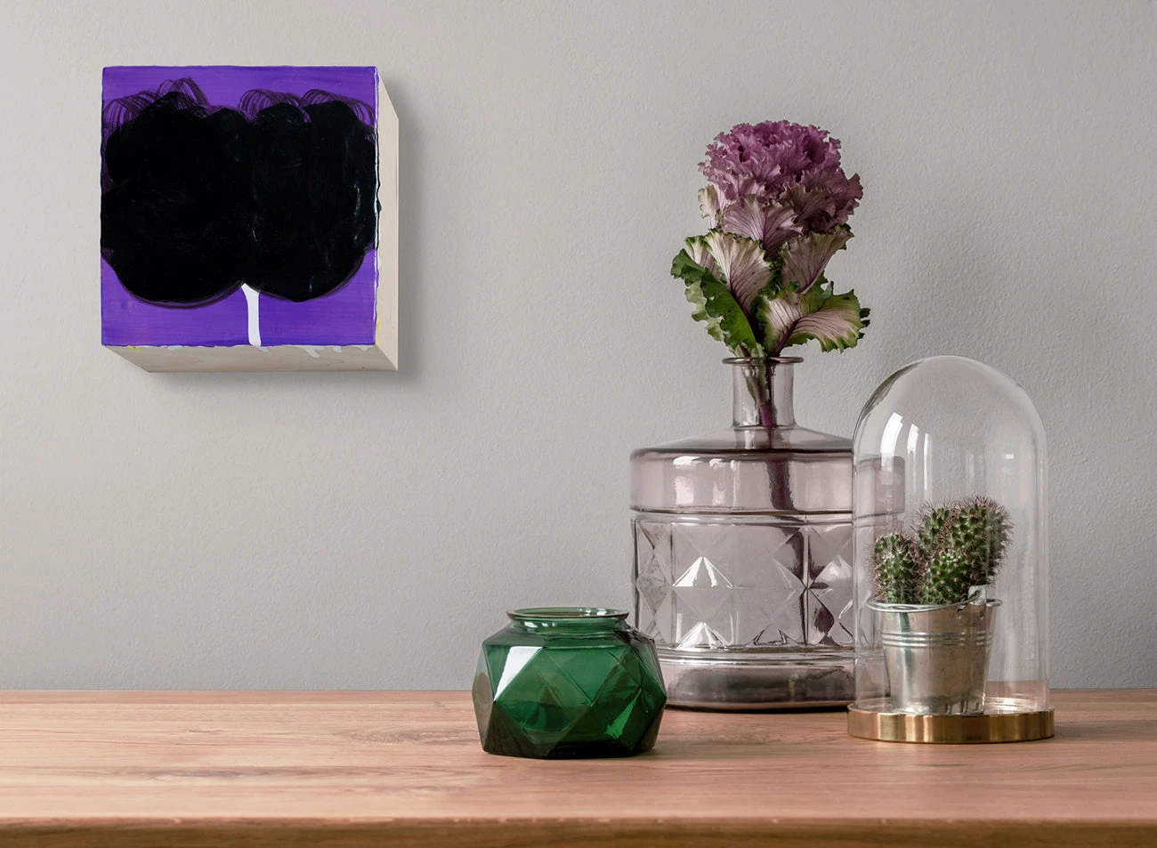 Artwork by Anya Spielman, Night, Made of Oil on panel 