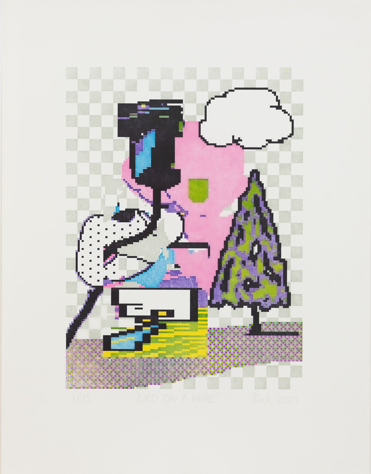 Bird on a Wire by Arno Beck, 2021