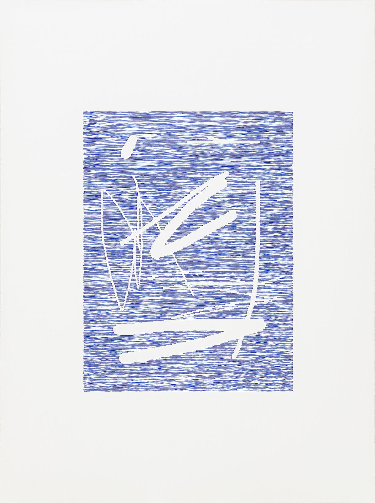 Artwork by Arno Beck, Unpainted, Made of Ink on paper 