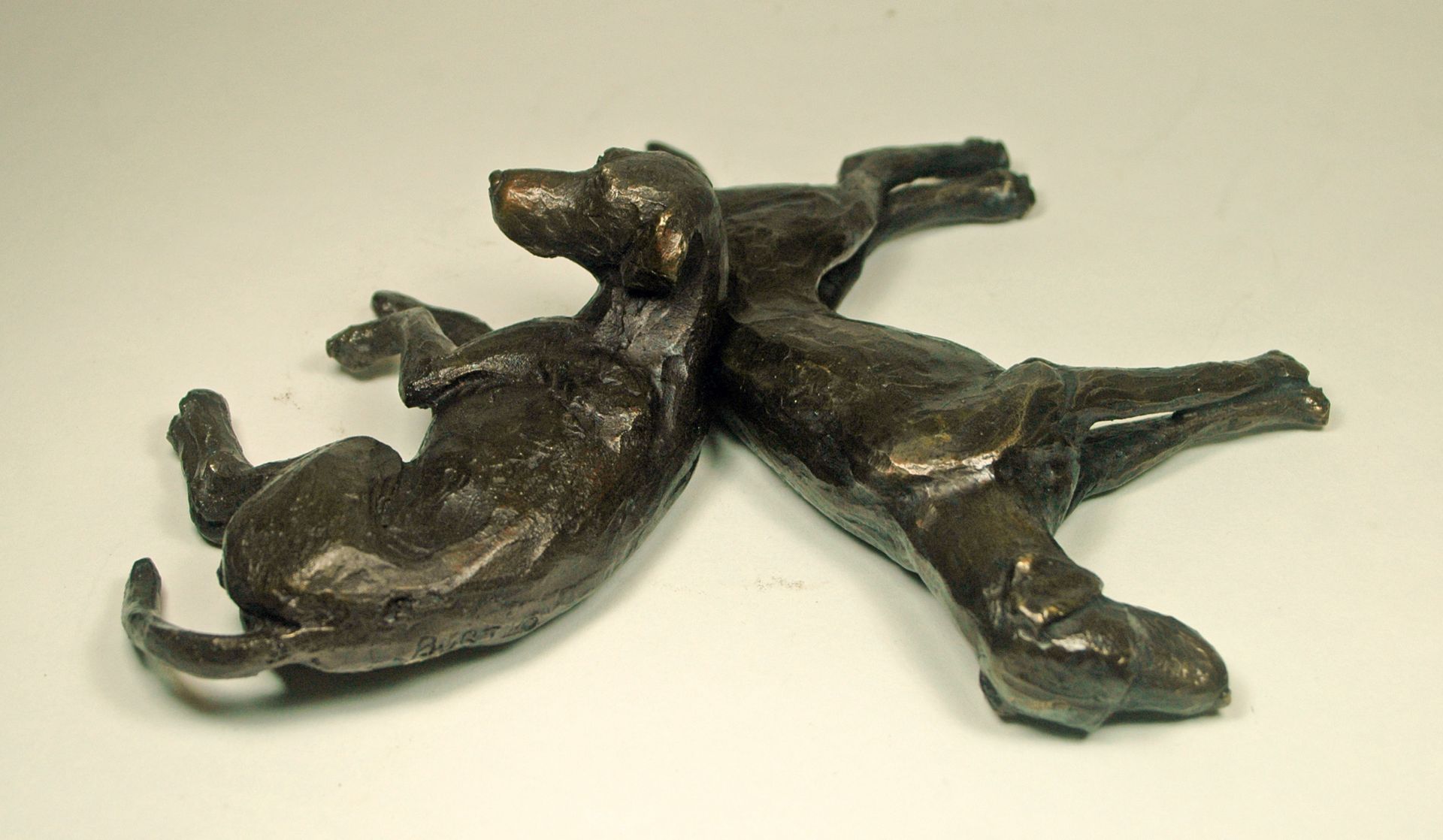 Resting Hounds - Sleeping & Waking by Deborah Burt