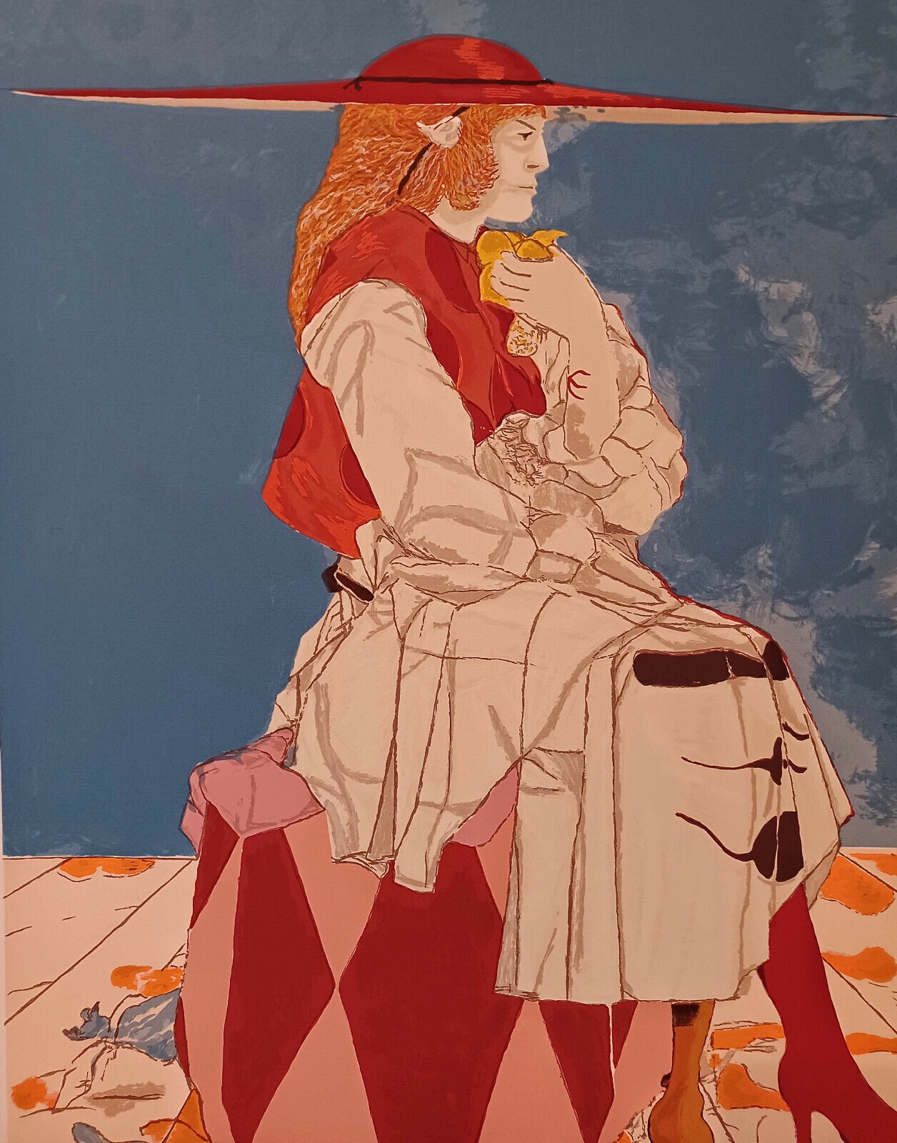 Personaggio dell'immaginario (3) by Arturo Carmassi, circa 1975