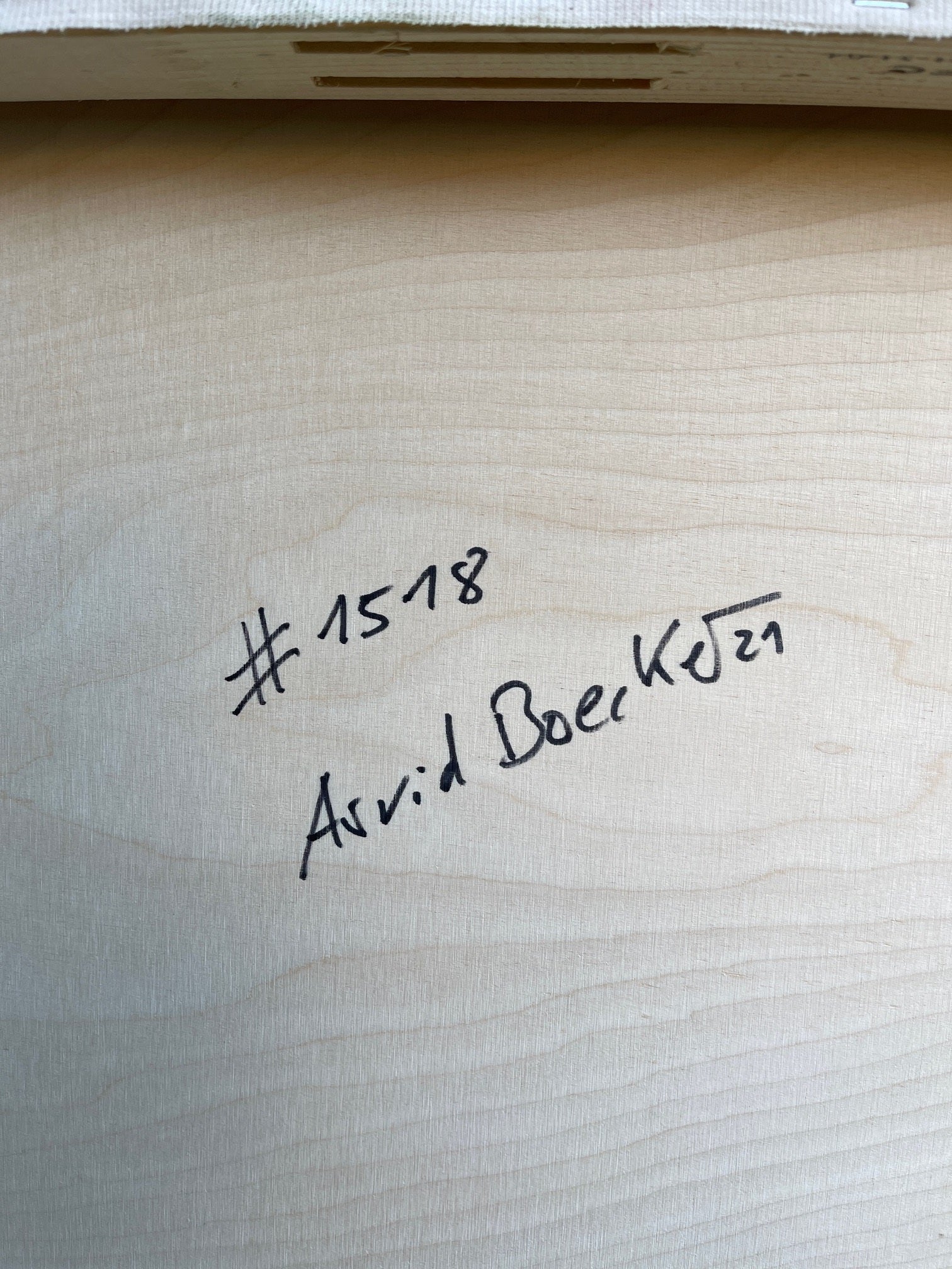 Artwork by Arvid Boecker, #1518, Made of Oil on Canvas/Wood 