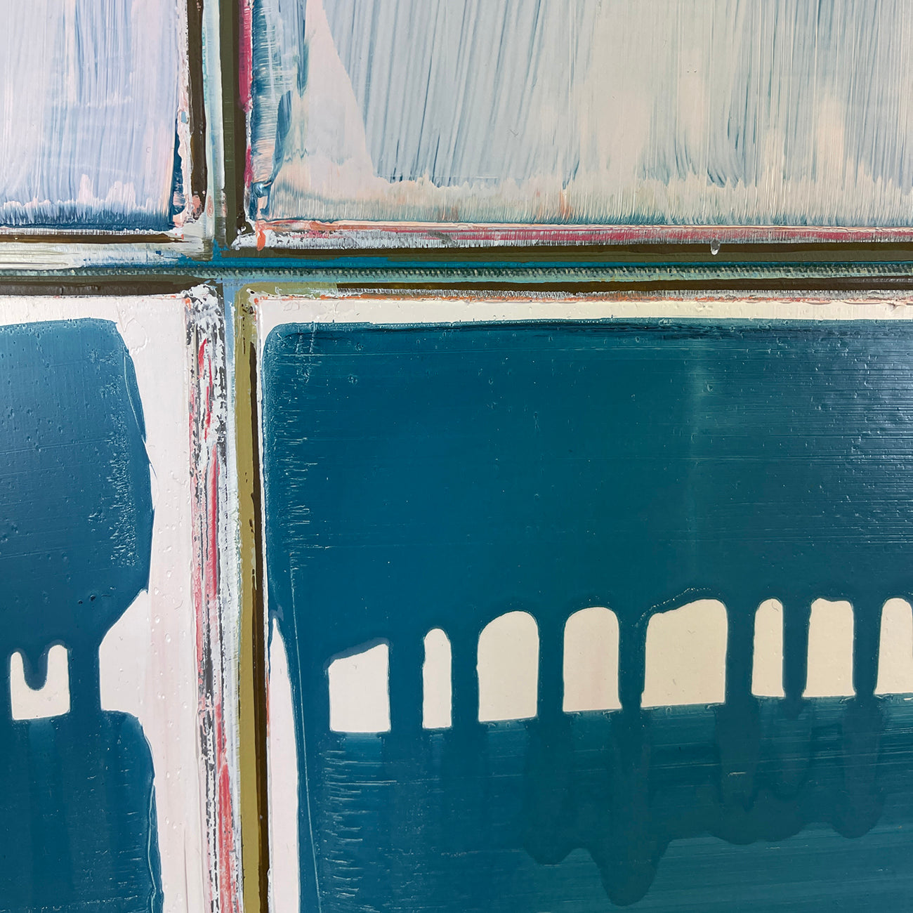 Artwork by Arvid Boecker, #1606, Made of Oil on Canvas/Wood 