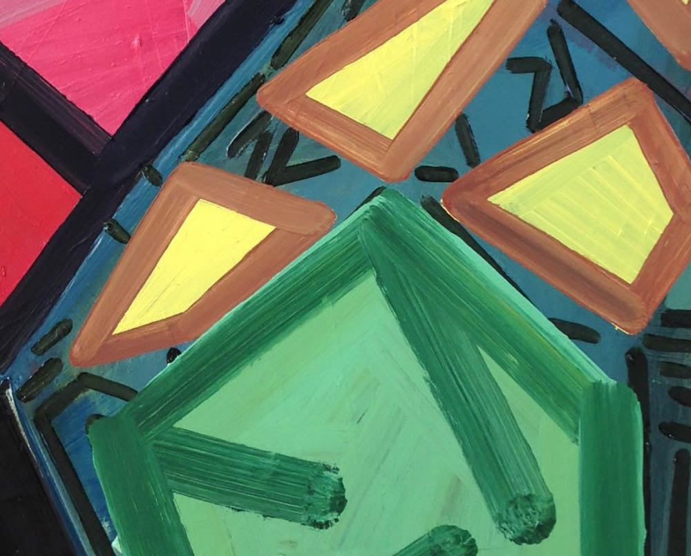 Artwork by Ashlynn Browning, Intersection, Made of Oil on panel 