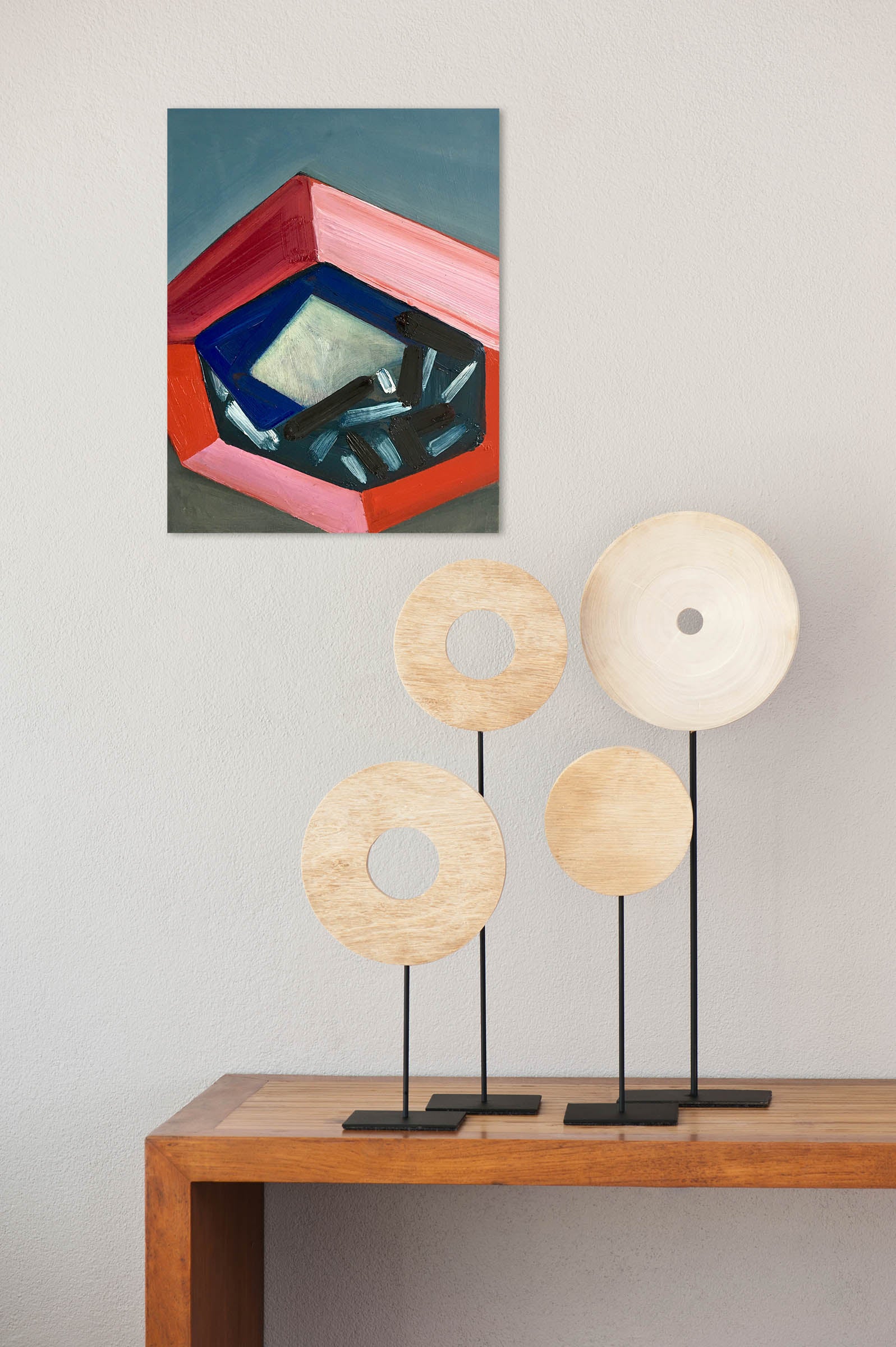 Artwork by Ashlynn Browning, Object by the Sea, Made of Oil on panel 