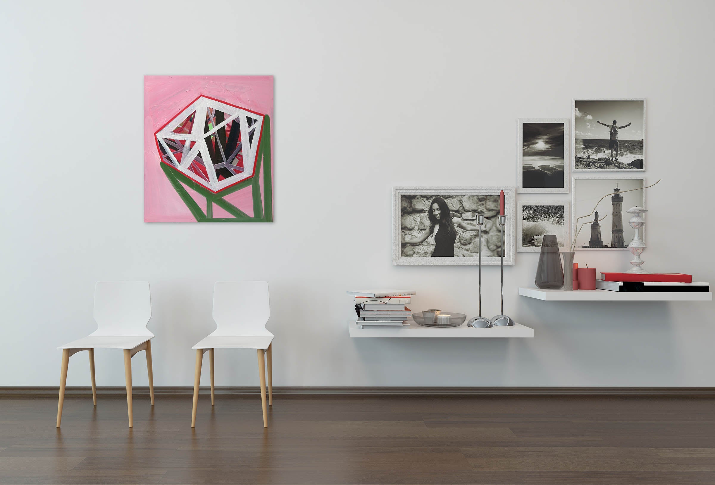 Artwork by Ashlynn Browning, Pedestal, Made of Oil on panel 