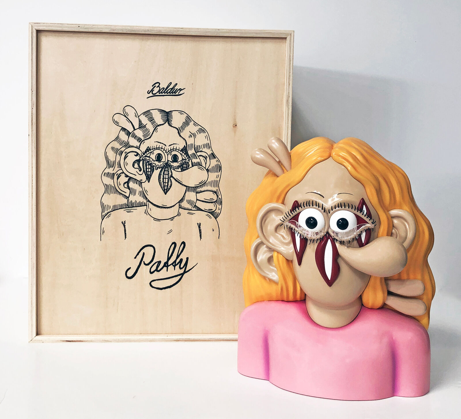 A picture of a woman's face next to a picture of her face.