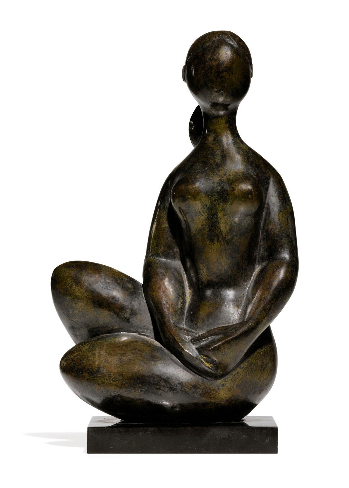 FEMME ASSISE, MAINS CROISÉES by Baltasar Lobo, 1973