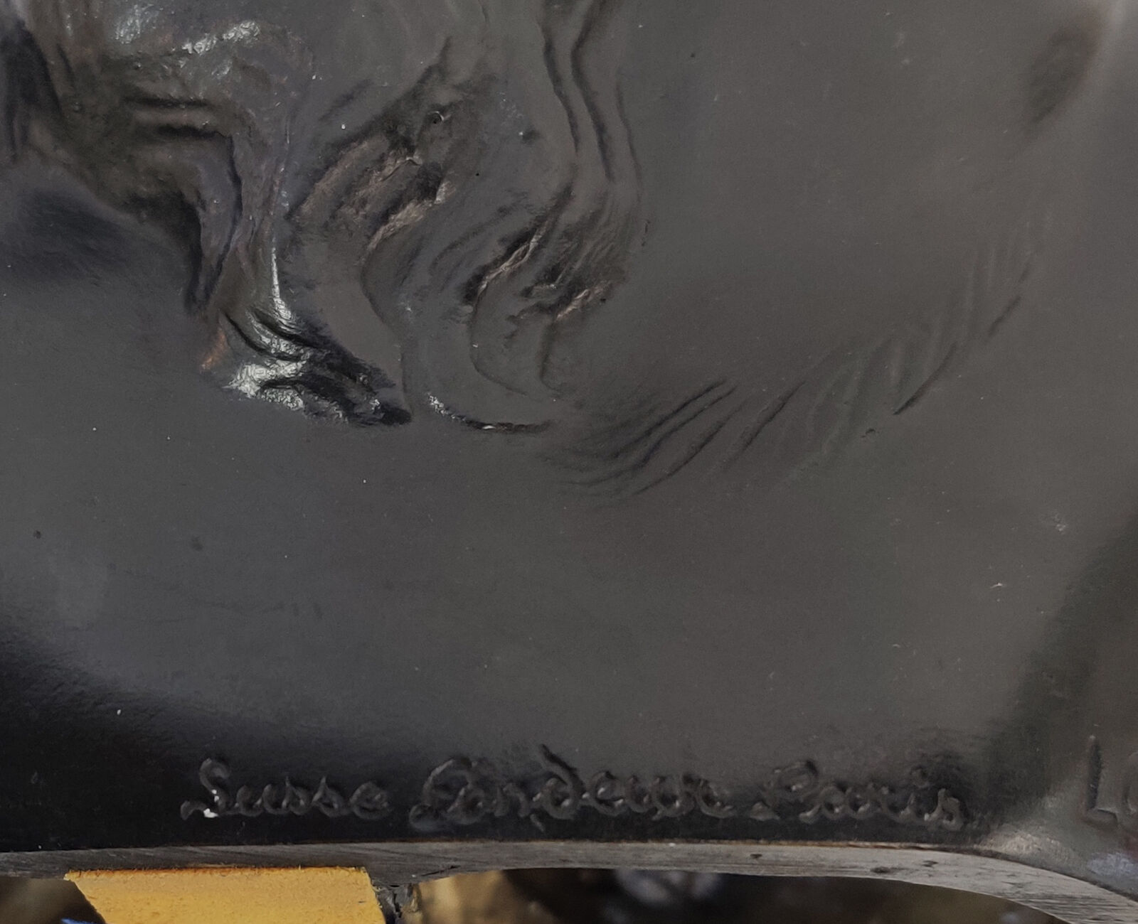 Artwork by Baltasar Lobo, LA FEMME ET LE CENTAURE, Made of Bronze 