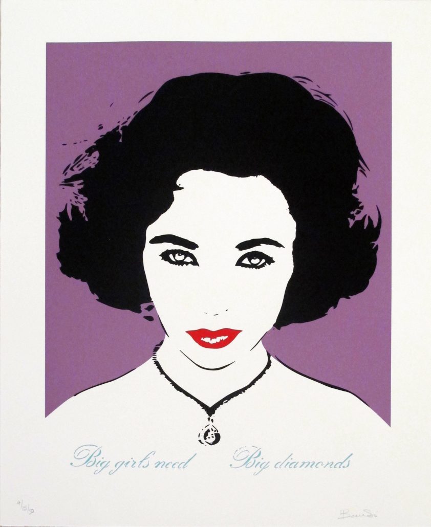 A picture of a woman with a necklace on her neck.