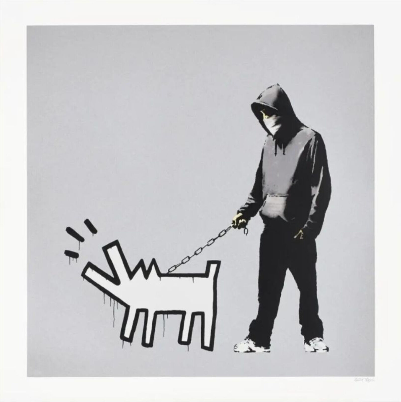Choose Your Weapon (Silver) by Banksy, 2010