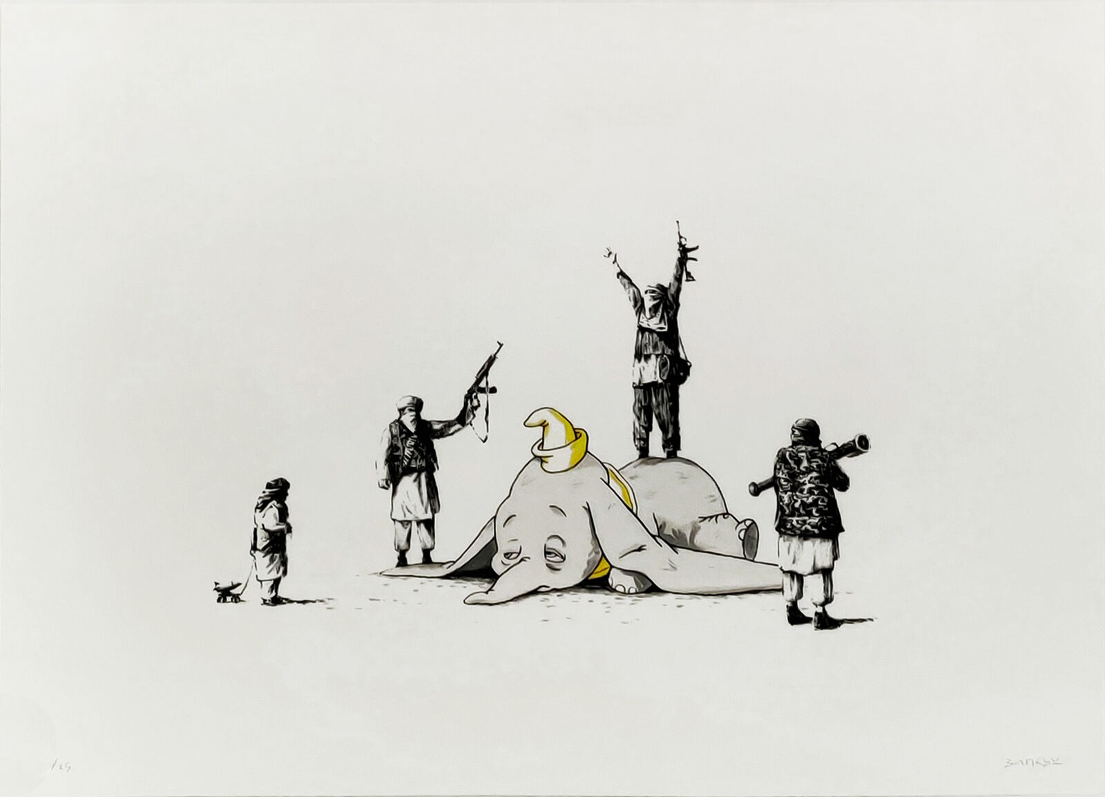 Artwork by Banksy, DUMBO, Made of Handfinished Screenprint 