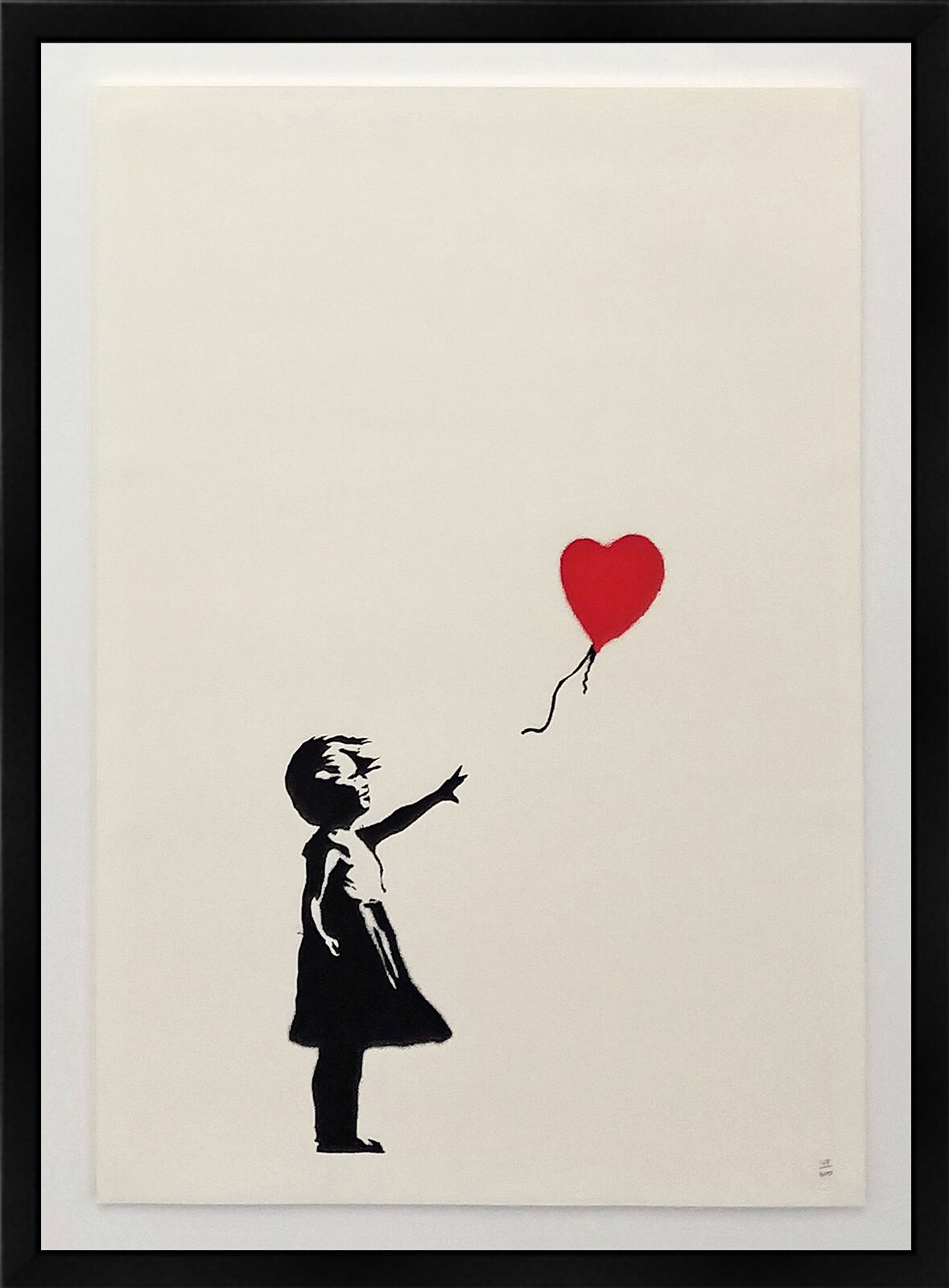 GIRL WITH BALLOON by Banksy, 2004